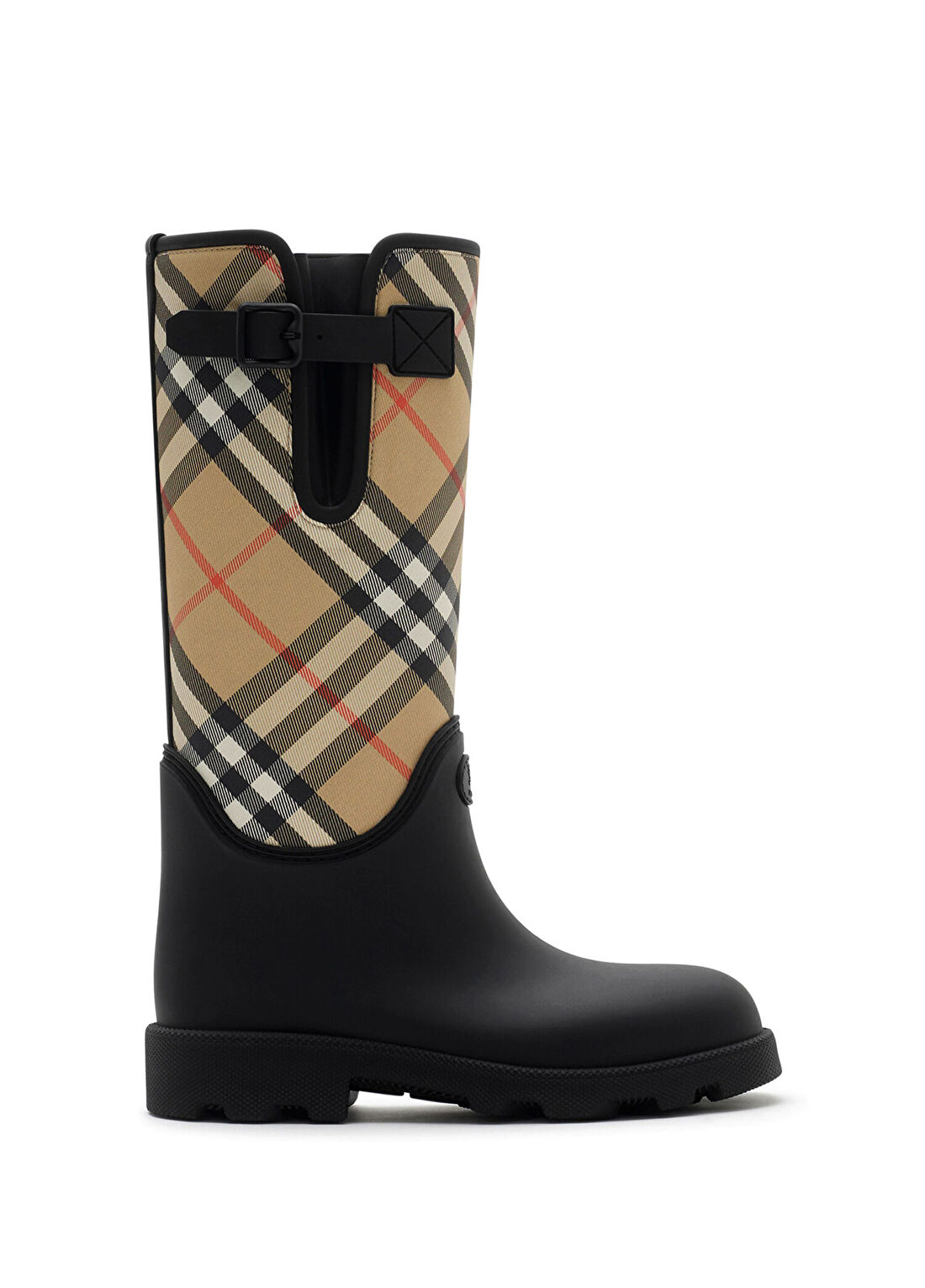 Burberry Rubber Marsh Stamp High Siyah Kadın Bot