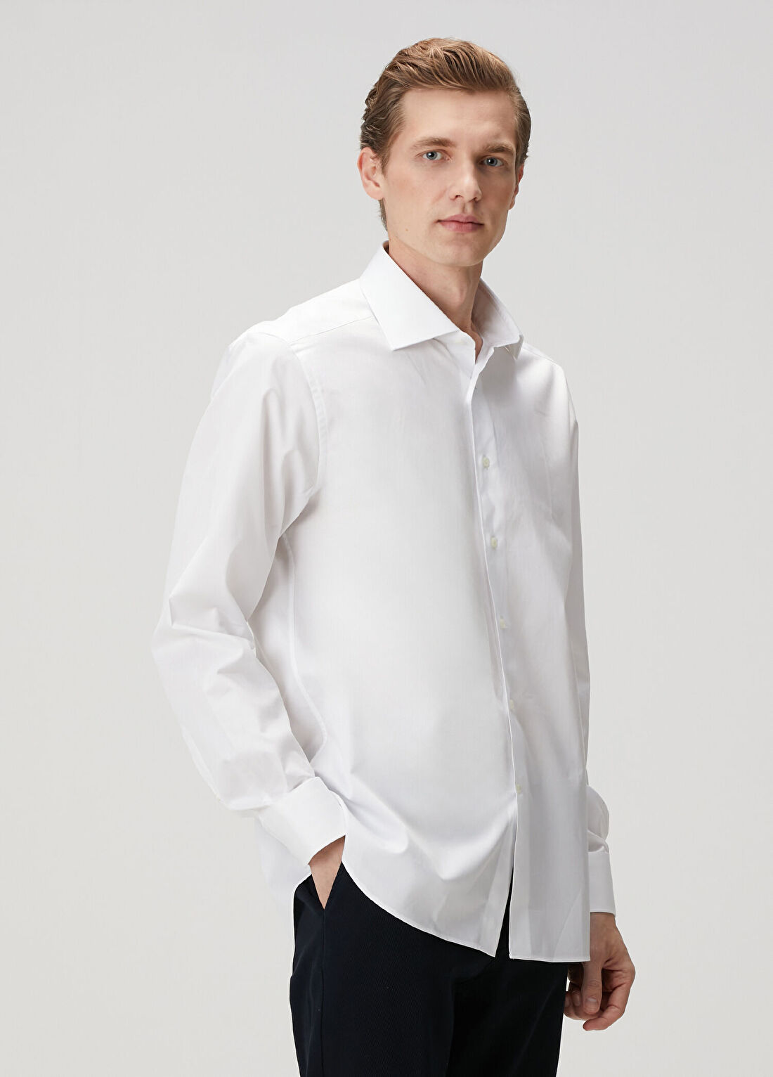 Corneliani Beyaz Gömlek görsel 3