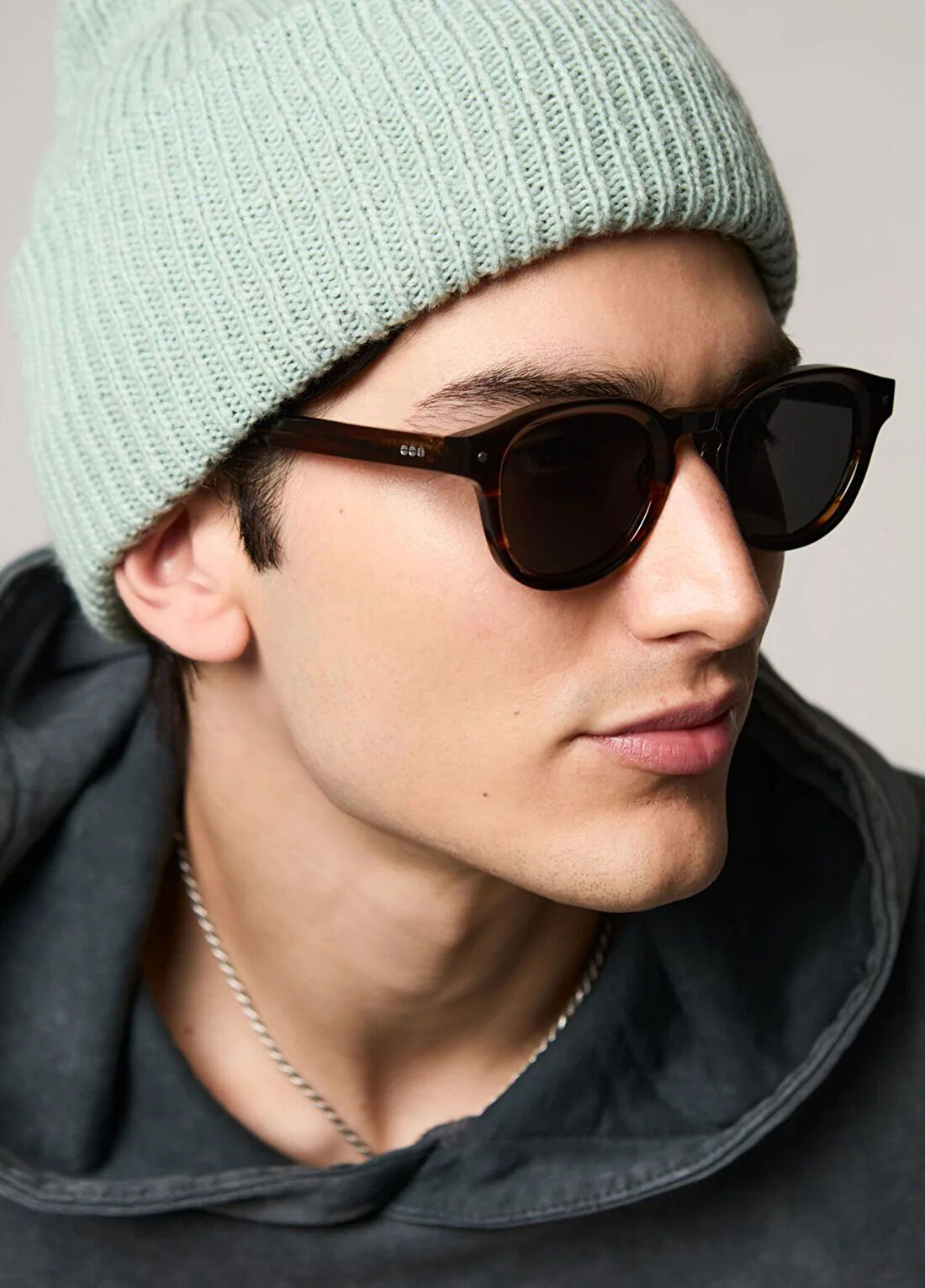 Komono Riley Wood Asetat Unisex Güneş Gözlüğü görsel 4