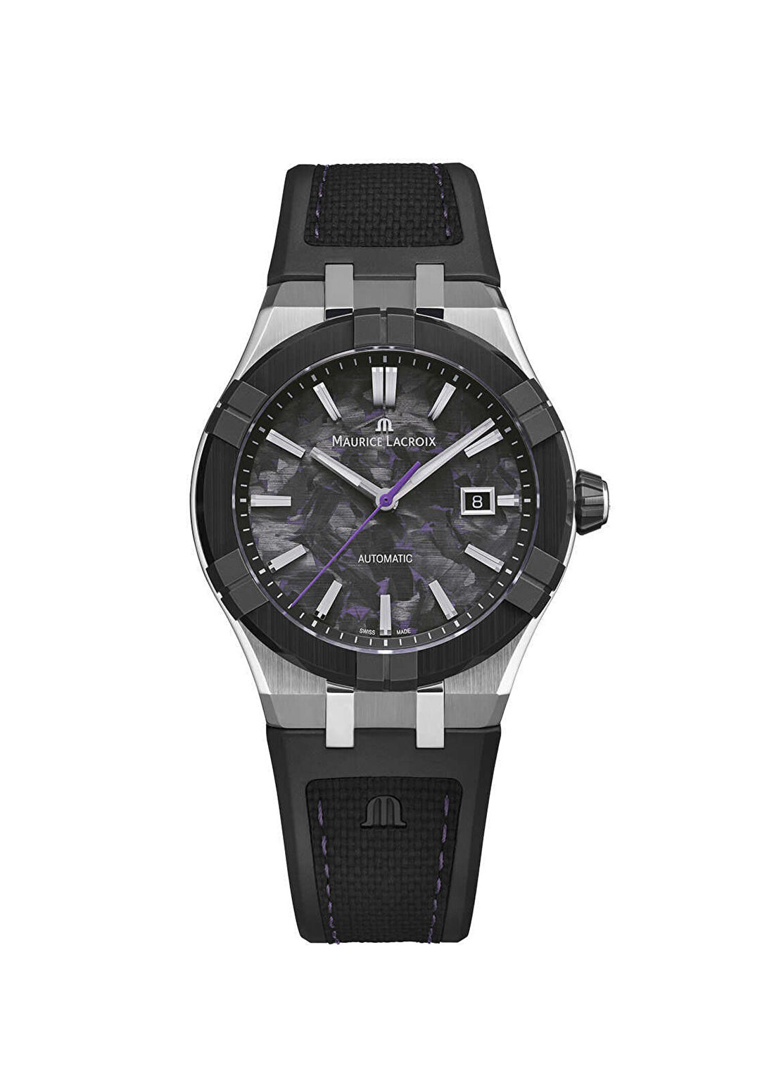 Maurice Lacroix ML-AC6008SSL20431-2 Aikonic Siyah Erkek Kol Saati