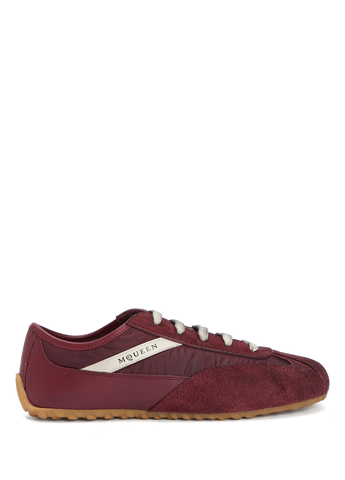 McQueen Boxe Bordo Kadın Süet Sneaker