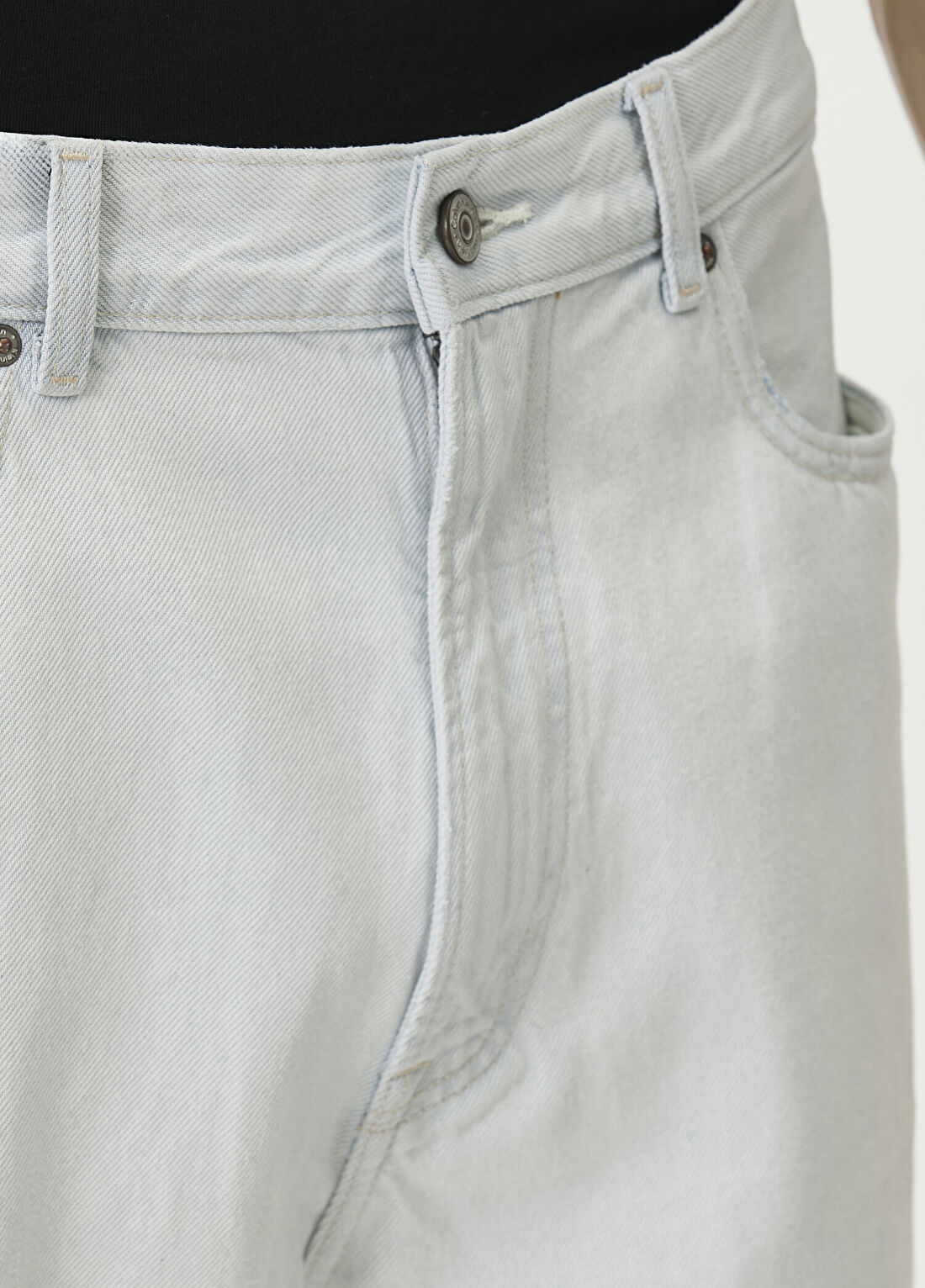 CK Jeans 90s Relaxed Mavi Denim Şort görsel 3