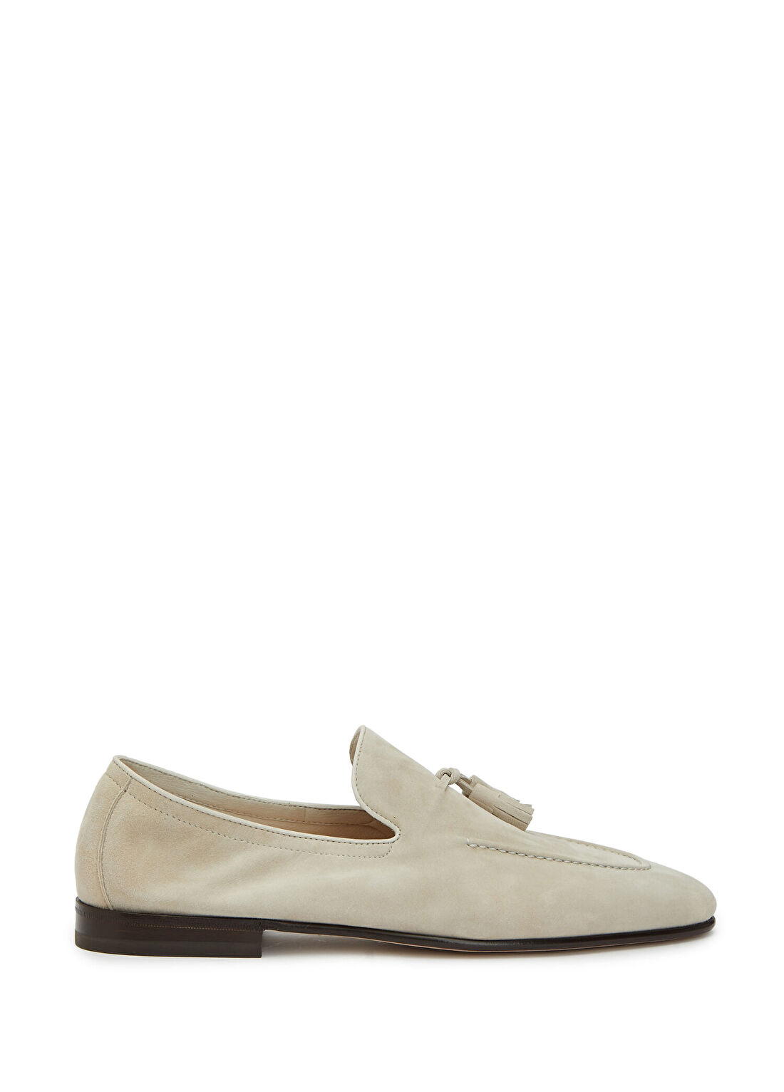 Brunello Cucinelli Bej Erkek Süet Loafer