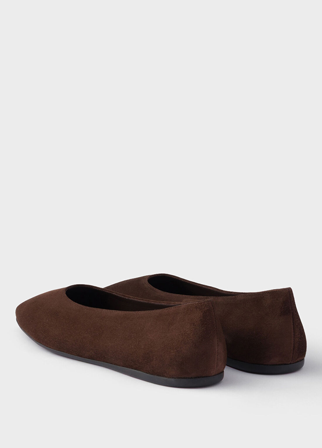 Prada Suede Ballerinas Kahverengi Süet Kadın Babet görsel 4