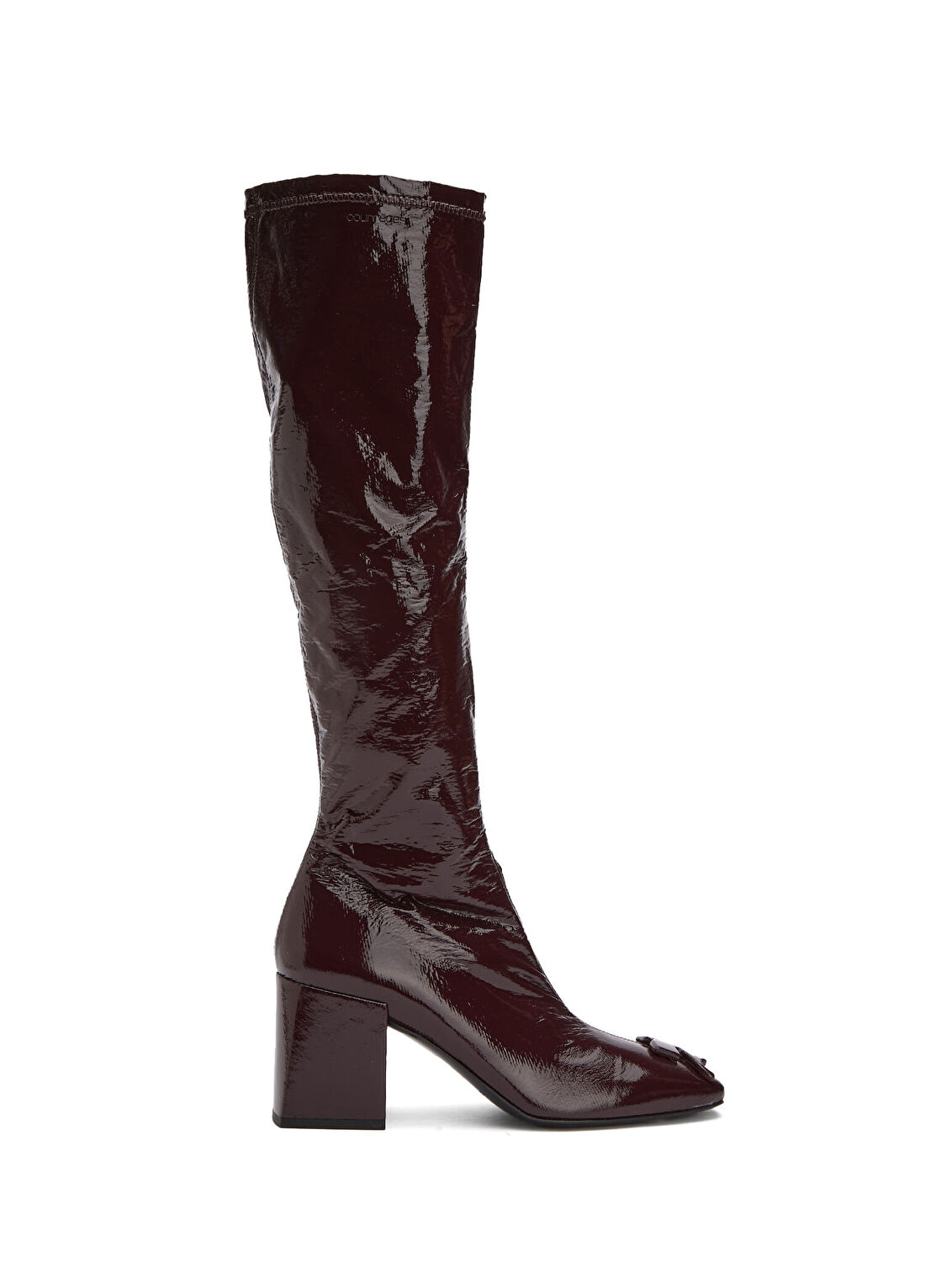 Courreges Bordo Kadın Çizme