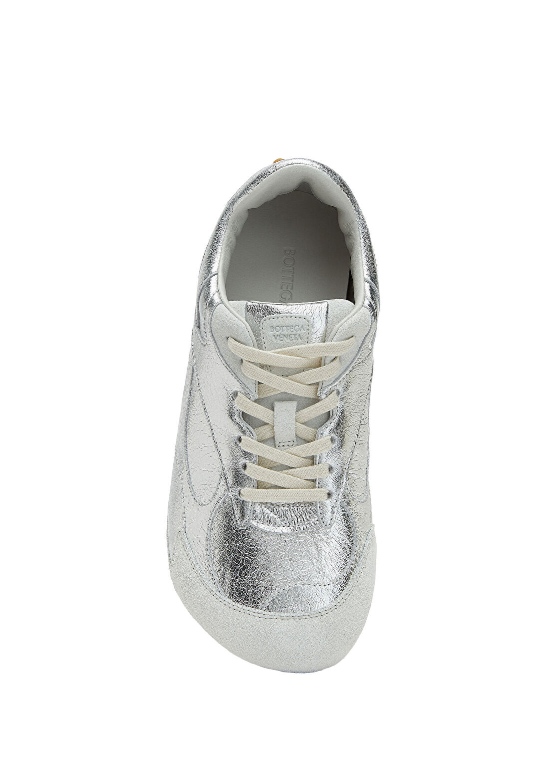 Bottega Veneta Silver Kadın Deri Sneaker görsel 4