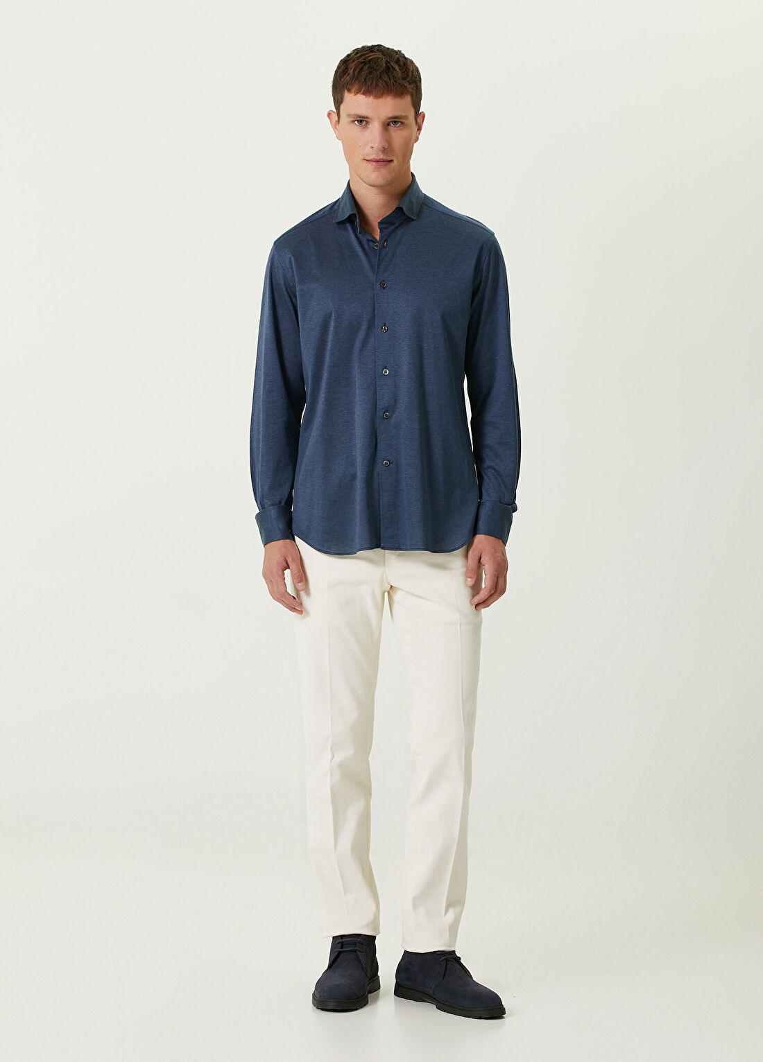 Corneliani Açık Mavi Gömlek görsel 2