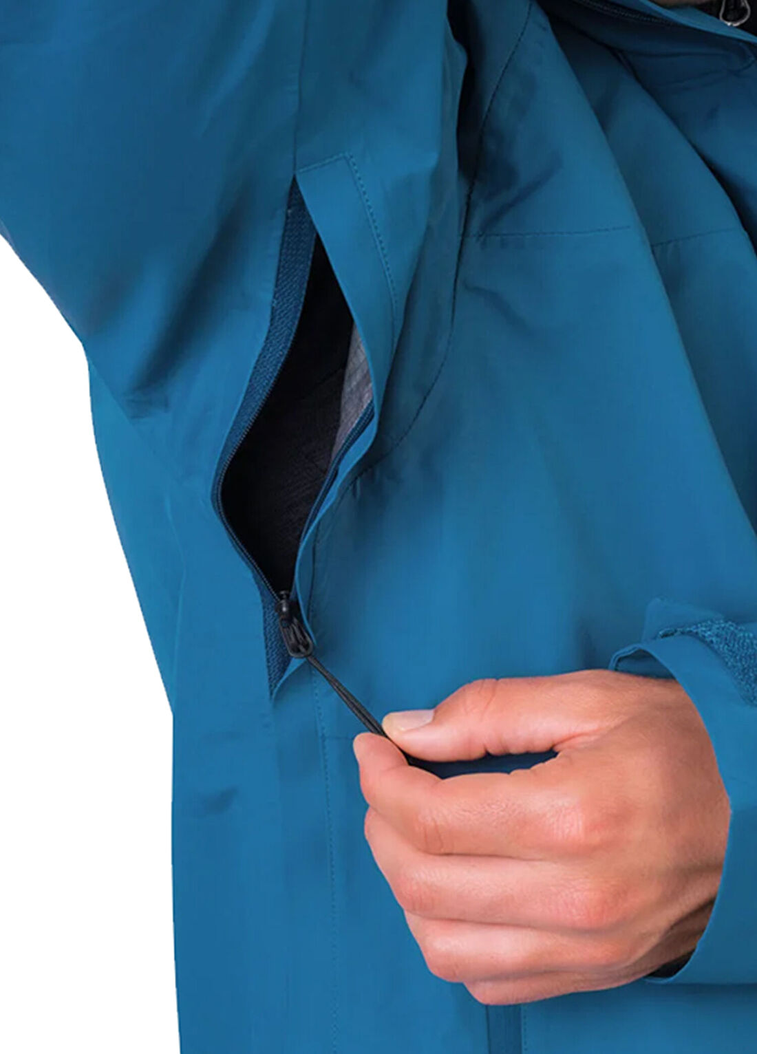 Hannah Alagan İnk Blue Kapüşonlu Erkek Outdoor Ceket görsel 3