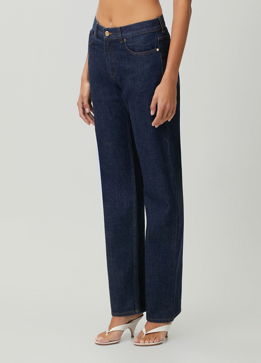 Casablanca Laurel Lacivert Jean Pantolon görsel 2