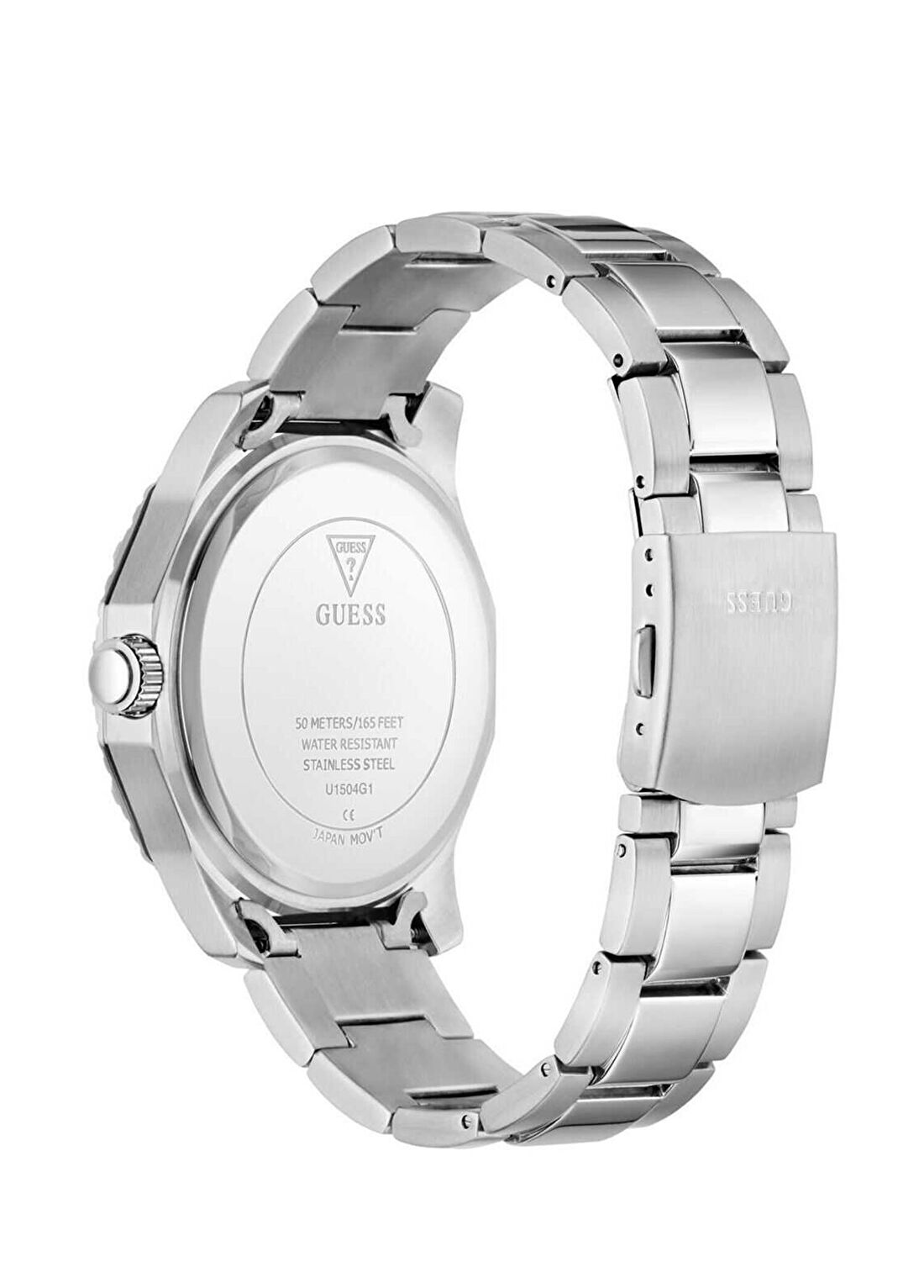 Guess GUU1504G1M Metalik Gri Çelik Erkek Kol Saati görsel 3