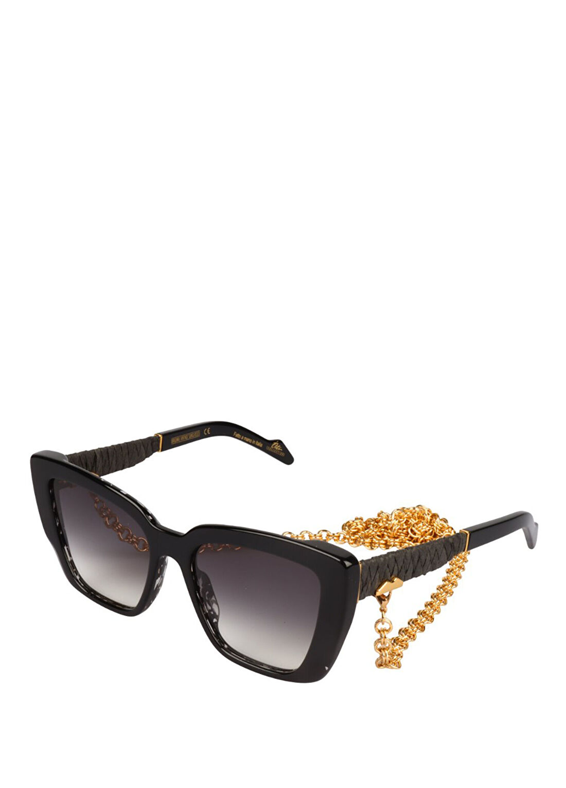 Original Vintage Sunglasses Naples Summer NM 01 Black Asetat Kadın Güneş Gözlüğü