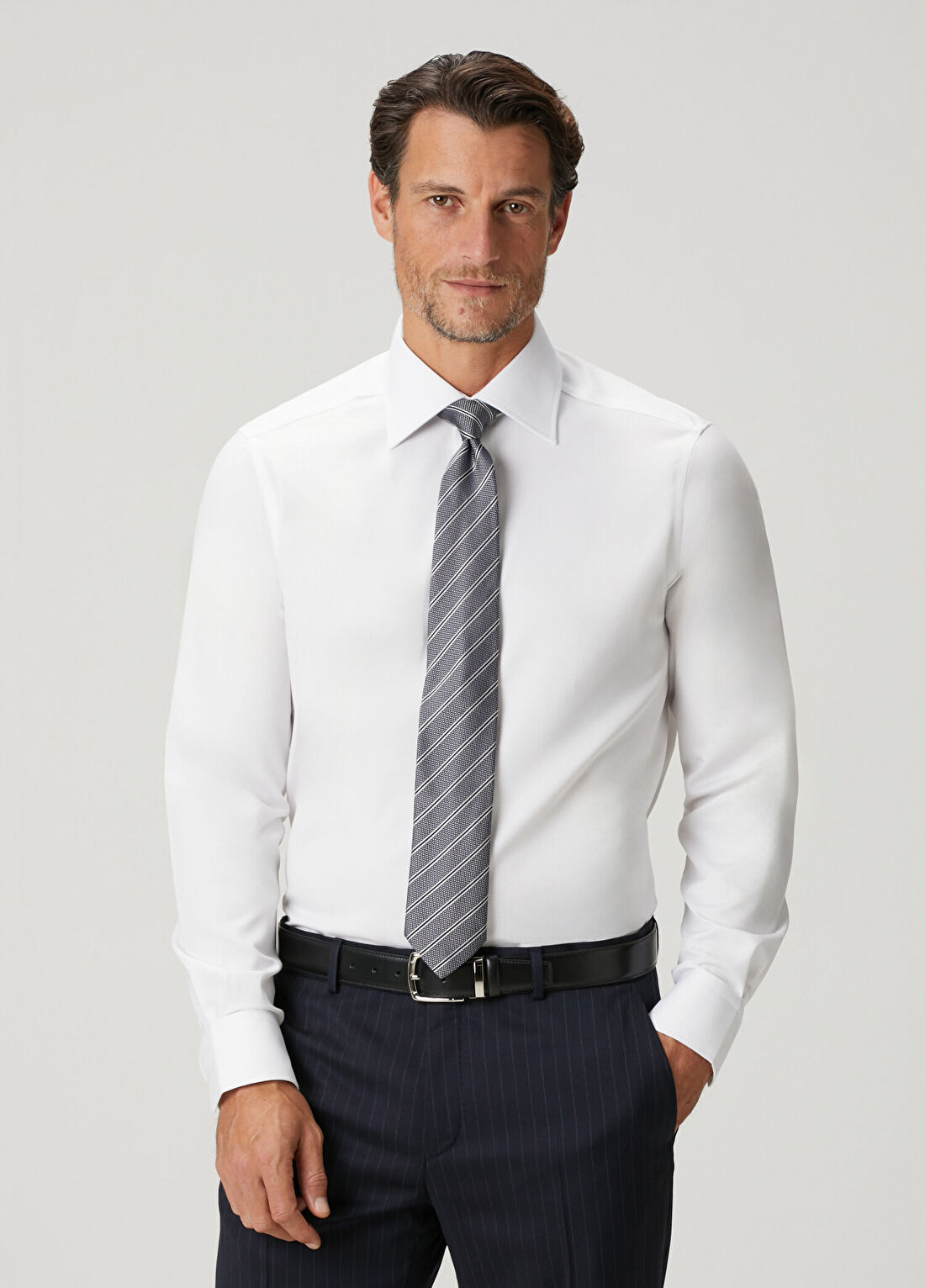 Beymen Collection Custom Fit Beyaz Gömlek görsel 3