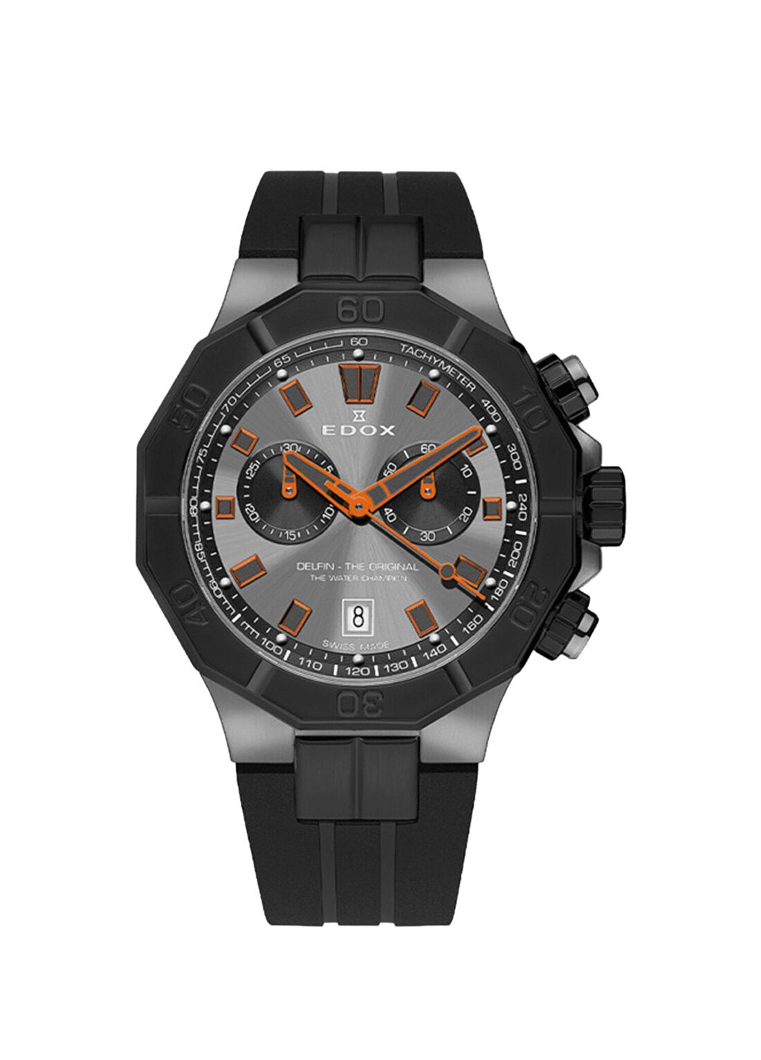 Edox 10113-37GNCA-GNO Siyah Erkek Kol Saati