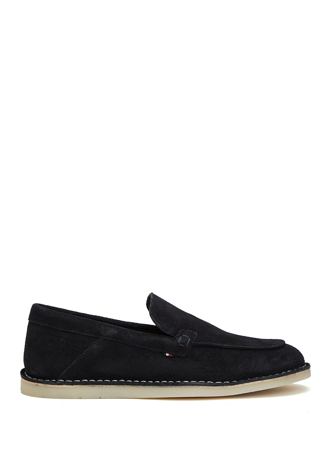 Tommy Hilfiger Mavi Erkek Süet Loafer