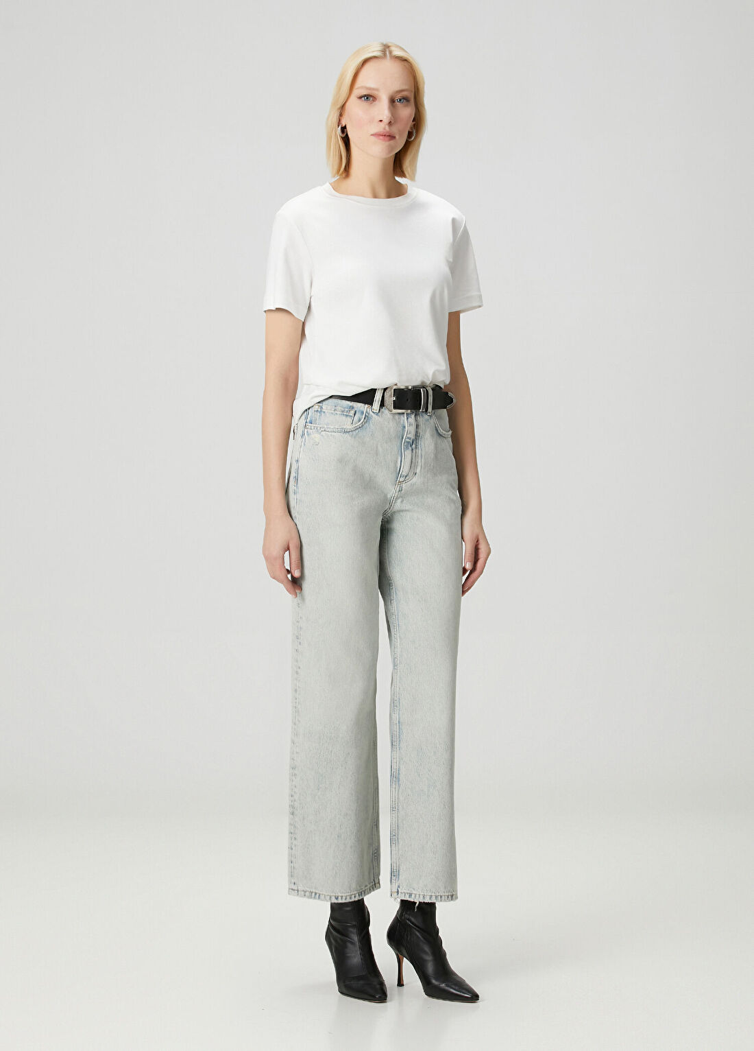 AllSaints Brooklyn Straight Leg Mavi Jean Pantolon