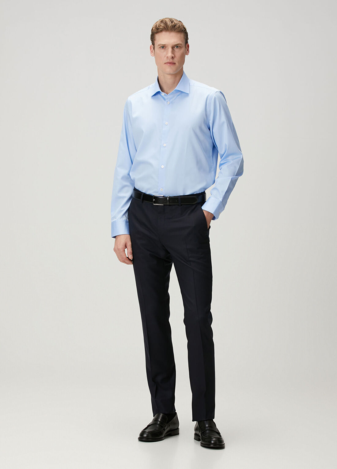 Beymen Collection Drop 7 Lacivert Yün Pantolon