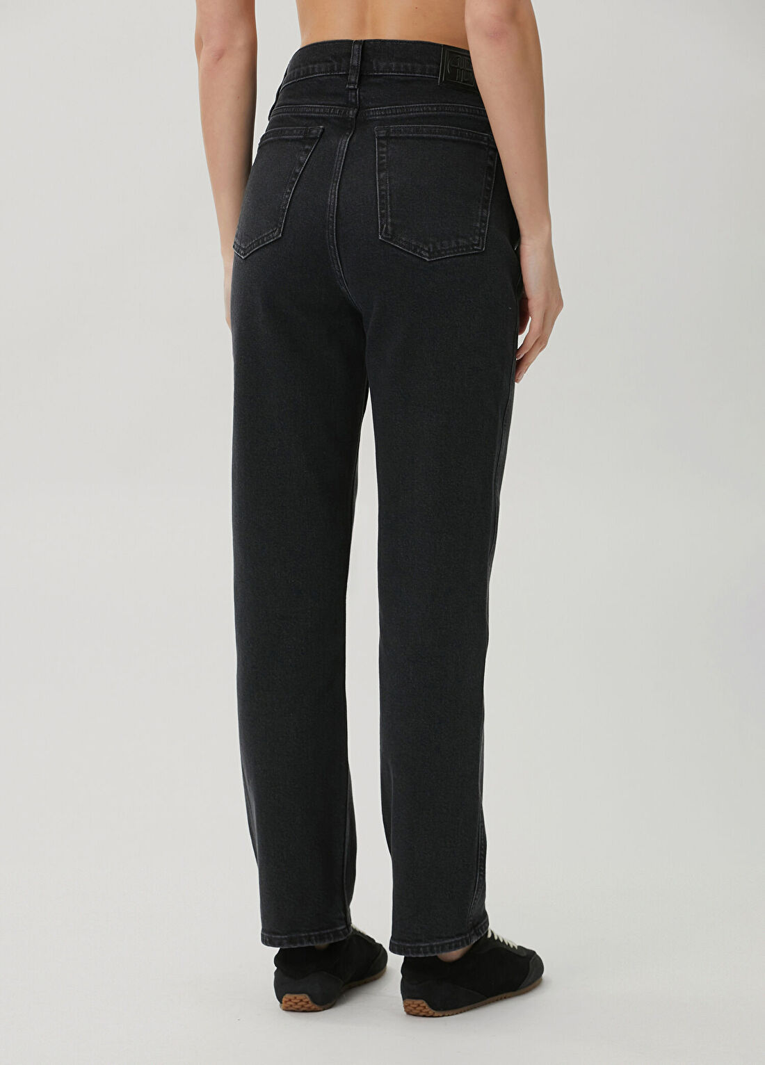 Anine Bing Siyah Jean Pantolon görsel 4