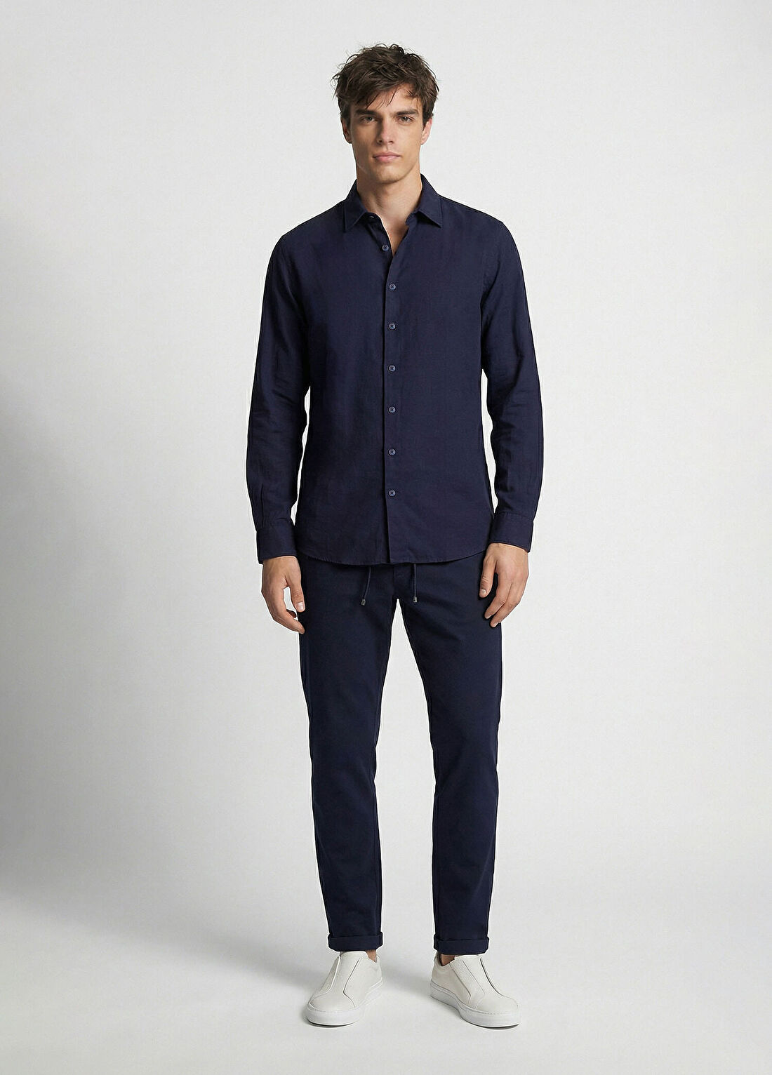 Network Lacivert Jogger Pantolon