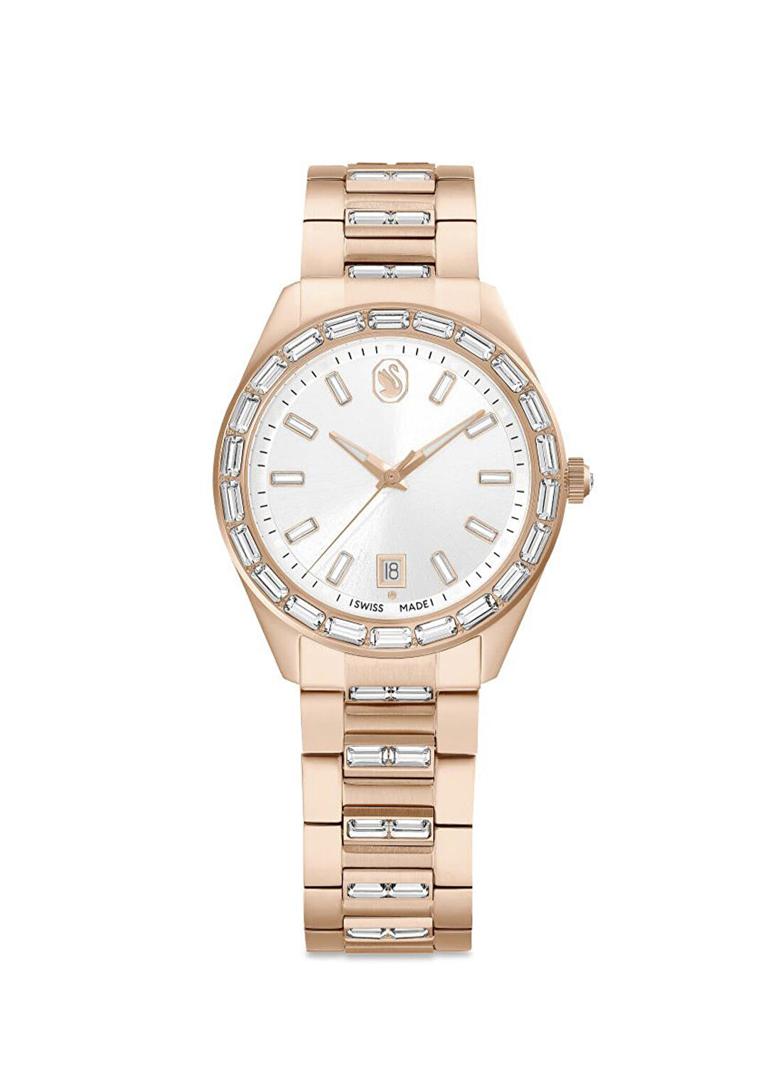 Swarovski Matrıx Mb Pro Whıte Pro Rose Gold Metal Kadın Kol Saati