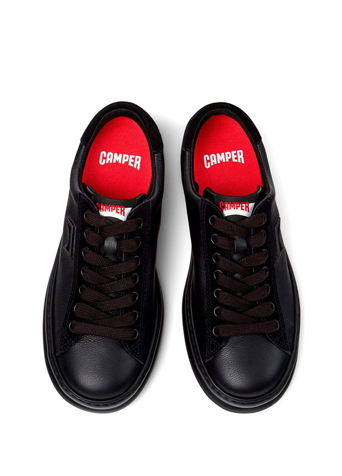 Camper Runner Siyah Nubuk Deri Kadın Sneakers K201855-006 görsel 4