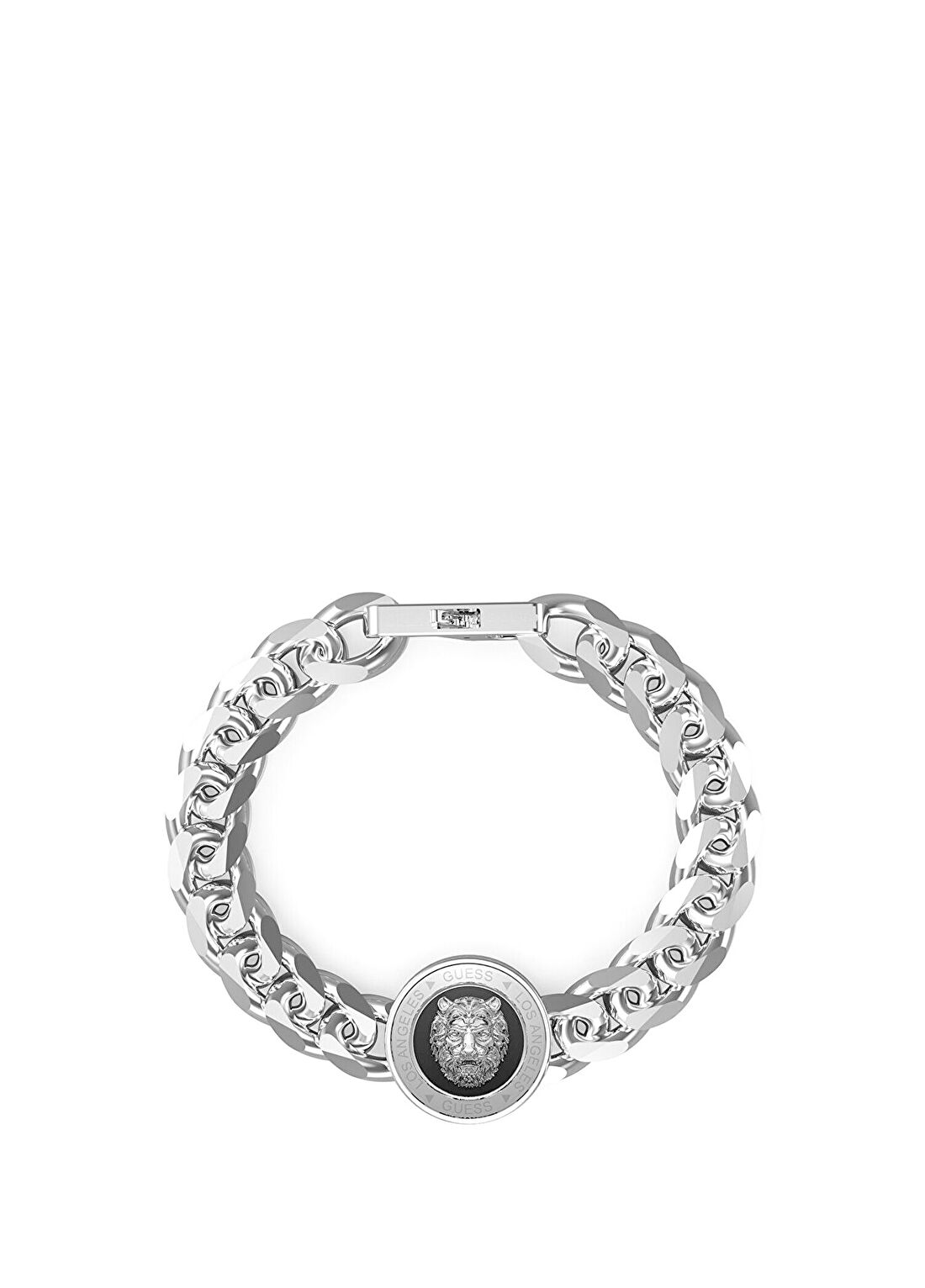 Guess JGUJUMB01314JWSTBKS Metalik Gri Çelik Erkek Bileklik
