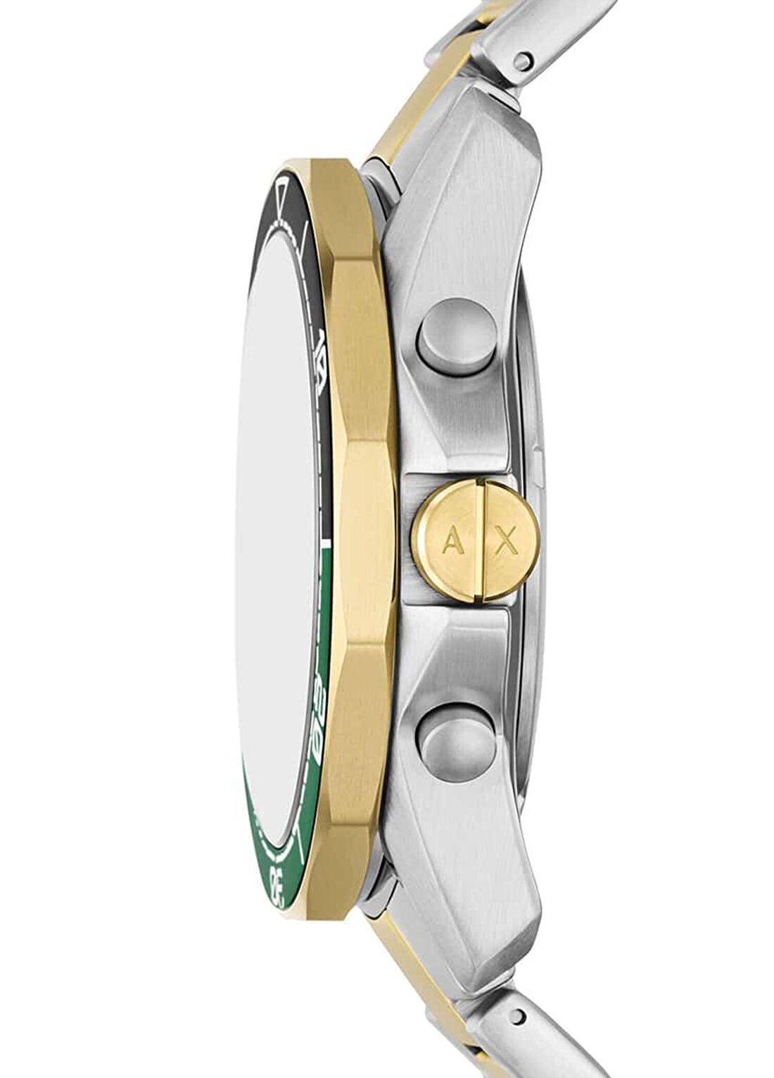 Armani Exchange AX1966 Altın Rengi Metalik Gri Çelik Erkek Kol Saati görsel 2