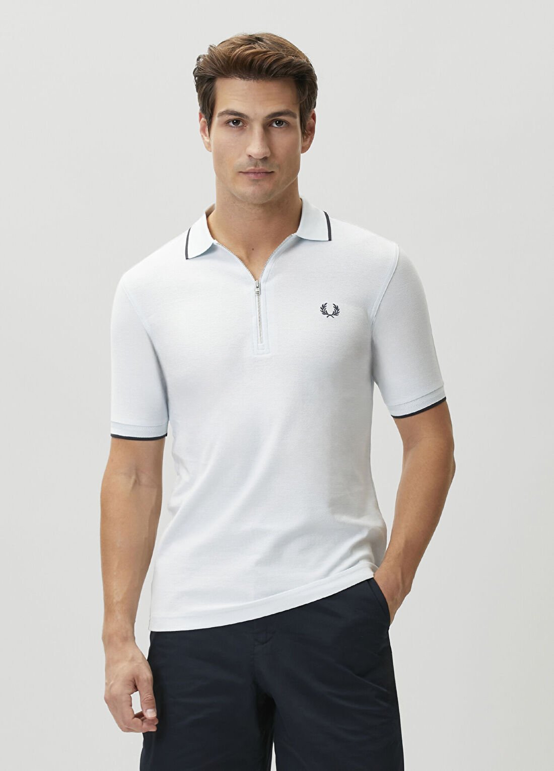Fred Perry Mavi Polo Yaka Pike T-shirt