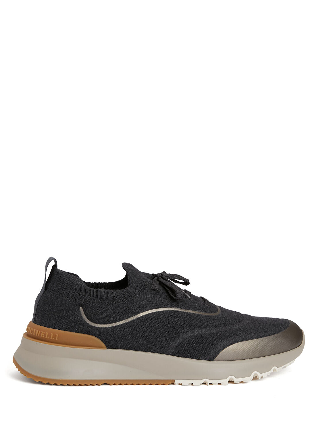 Brunello Cucinelli Bej Kahve Erkek Sneaker