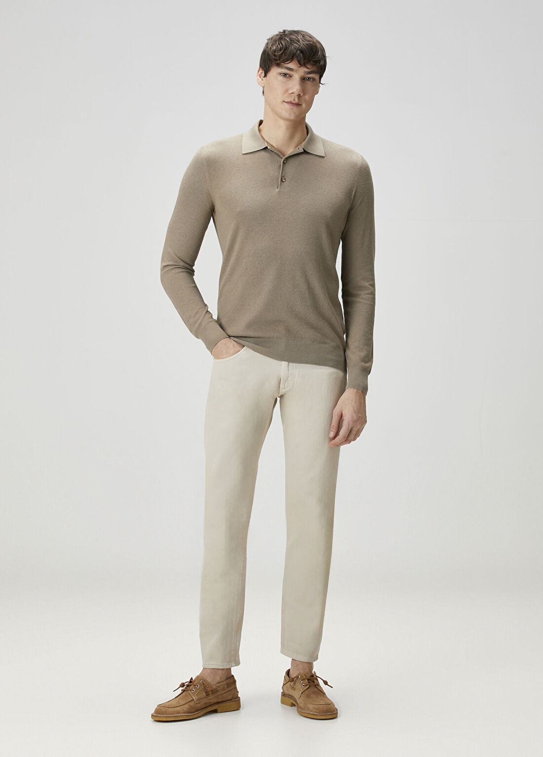 Ralph Lauren Purple Label Bej Jean Pantolon