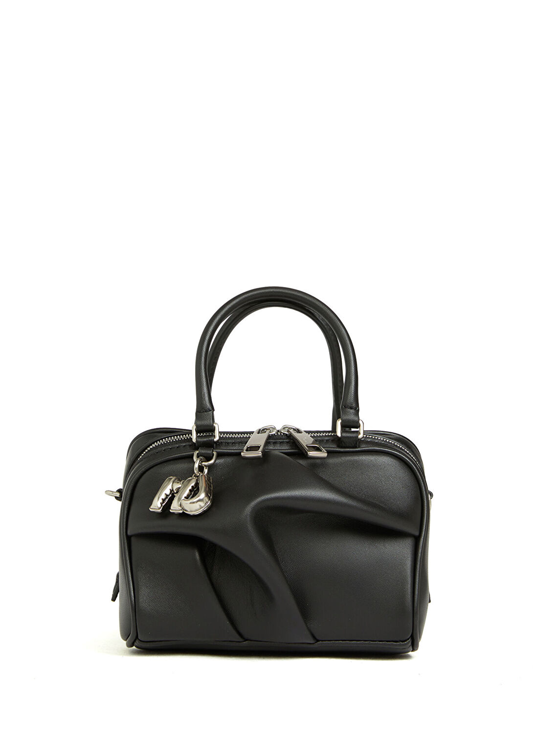 Marc Jacobs The Mini Wave Siyah Kadın Deri Çanta