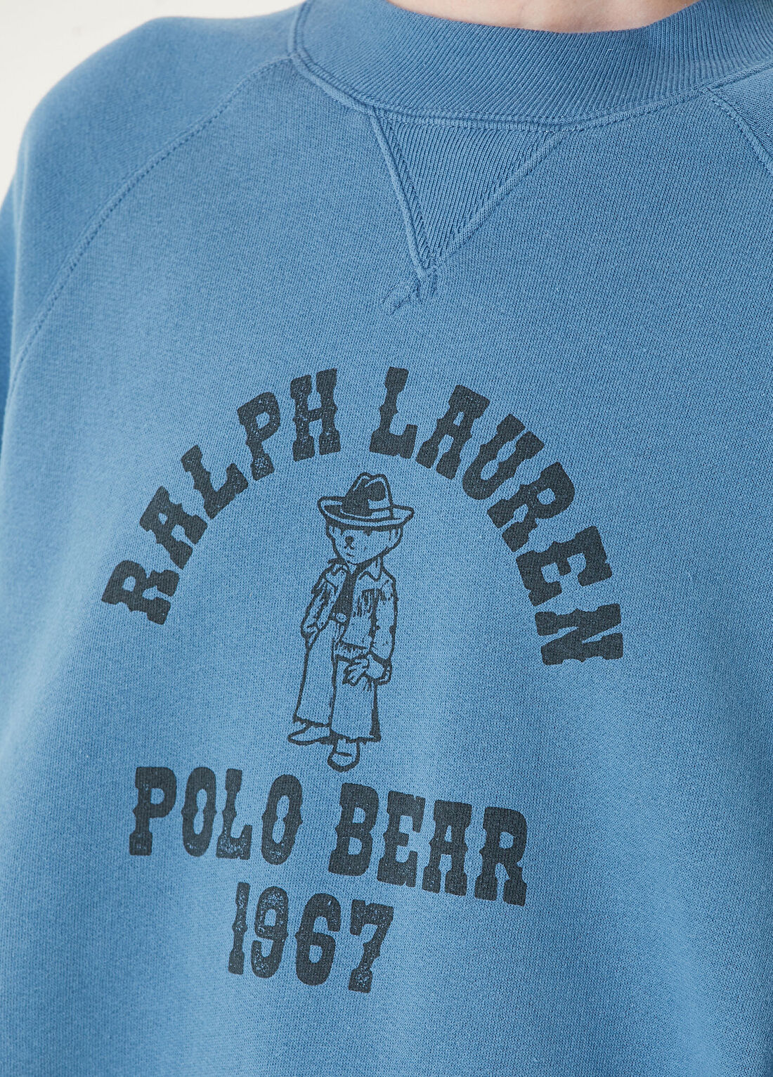 Polo Ralph Lauren Mavi Logolu Sweatshirt görsel 4