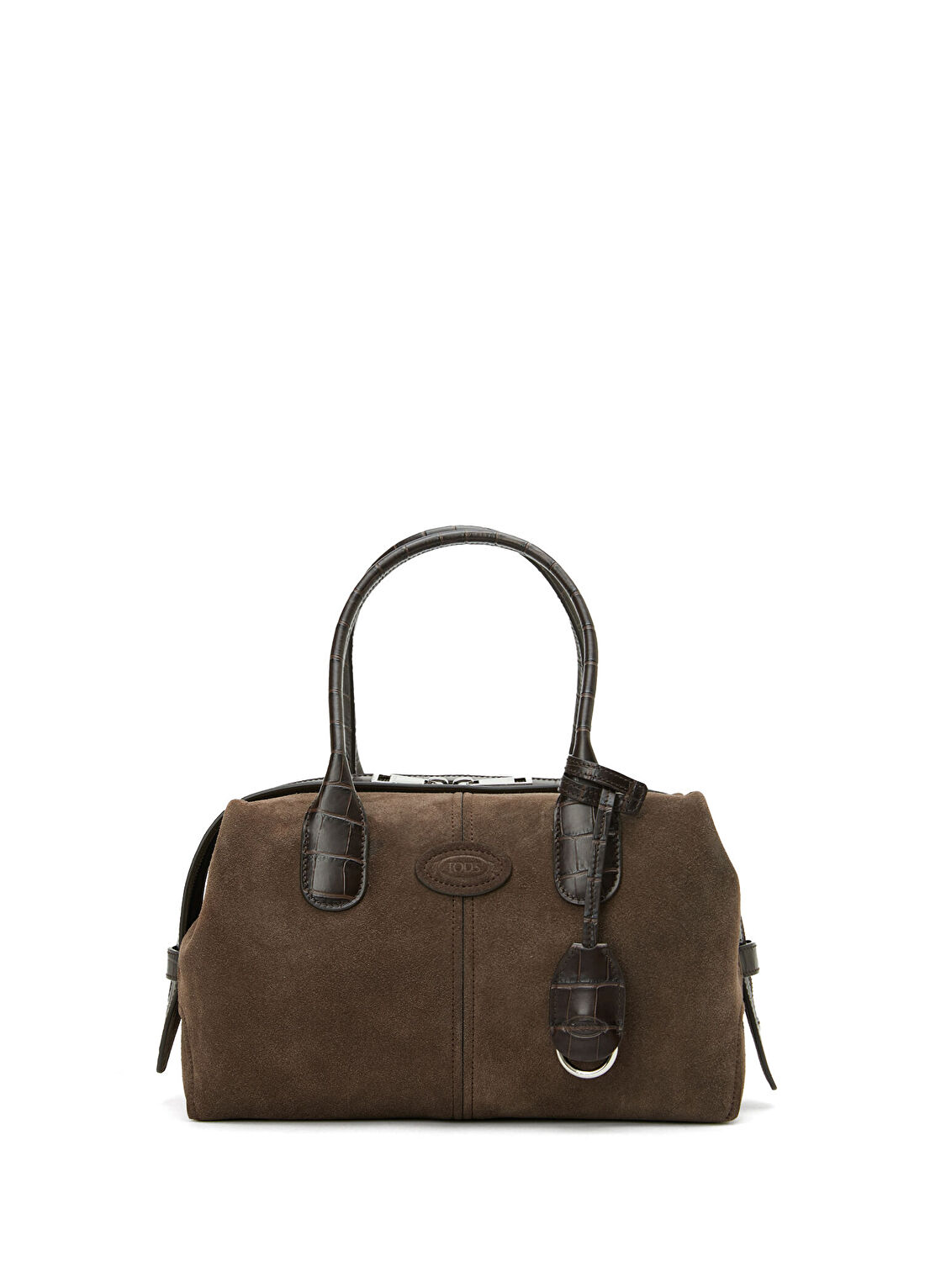 Tod's Bowling Small Kahverengi Kadın Süet El Çantası