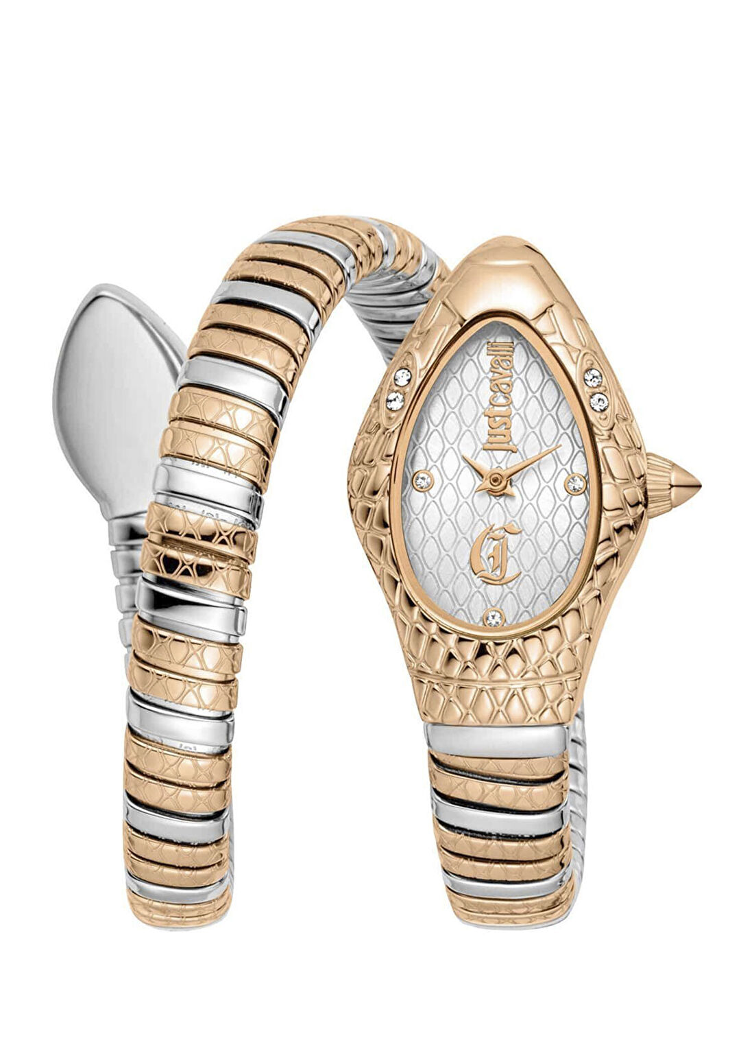 Just Cavalli JC1L373M0065 Metalik Gri Rose Gold Çelik Kadın Kol Saati
