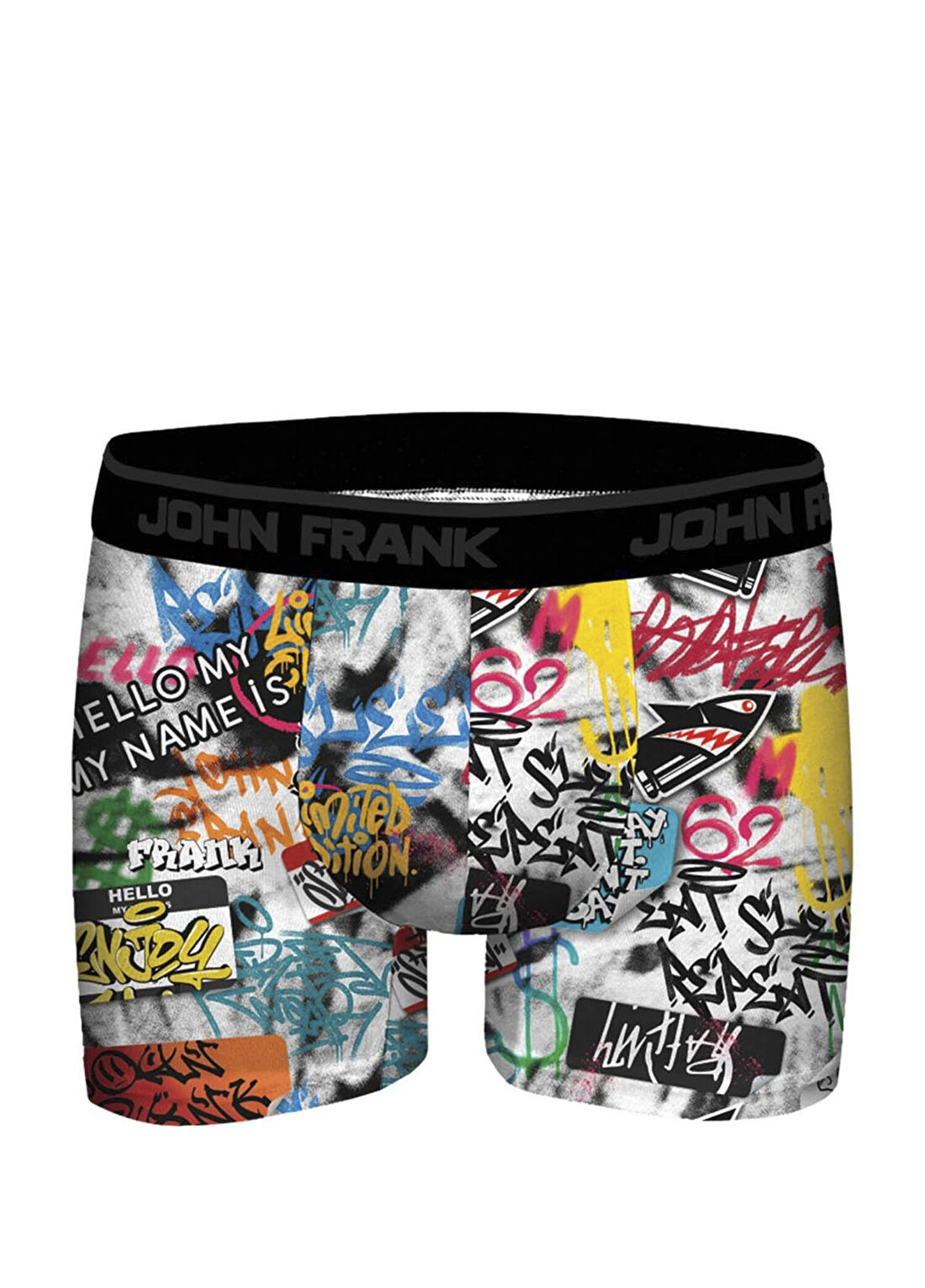 John Frank Karışık Baskılı Boxer görsel 2