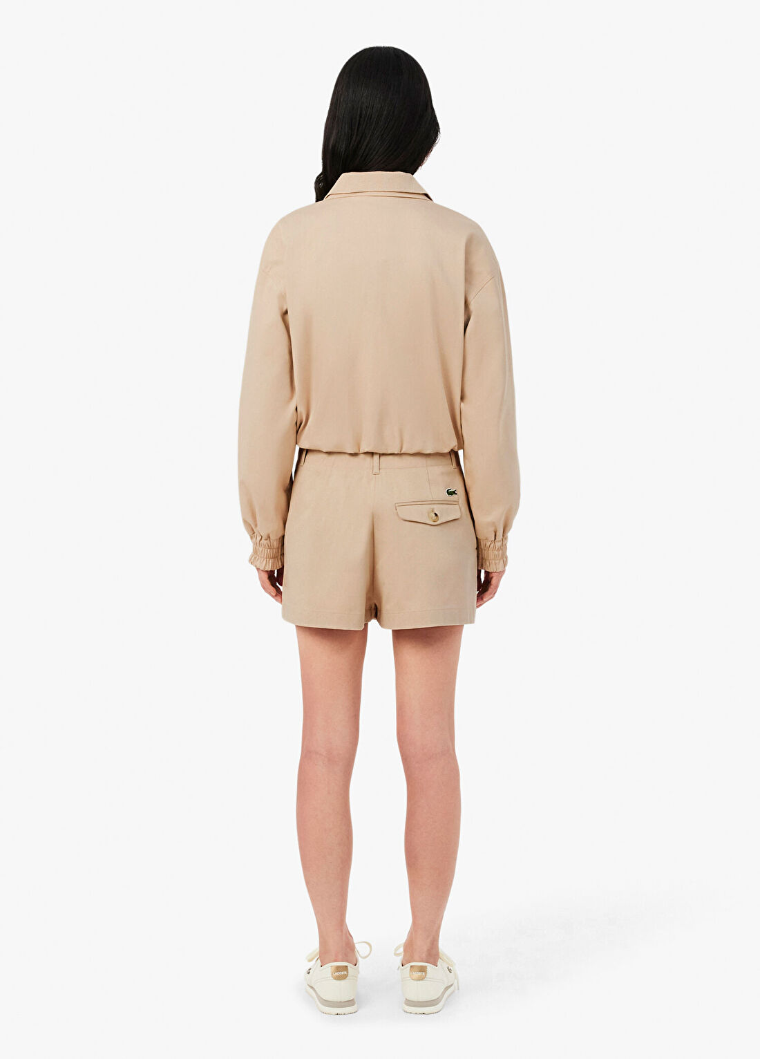 Lacoste Pembe Oversize Fit Kadın Şort görsel 3