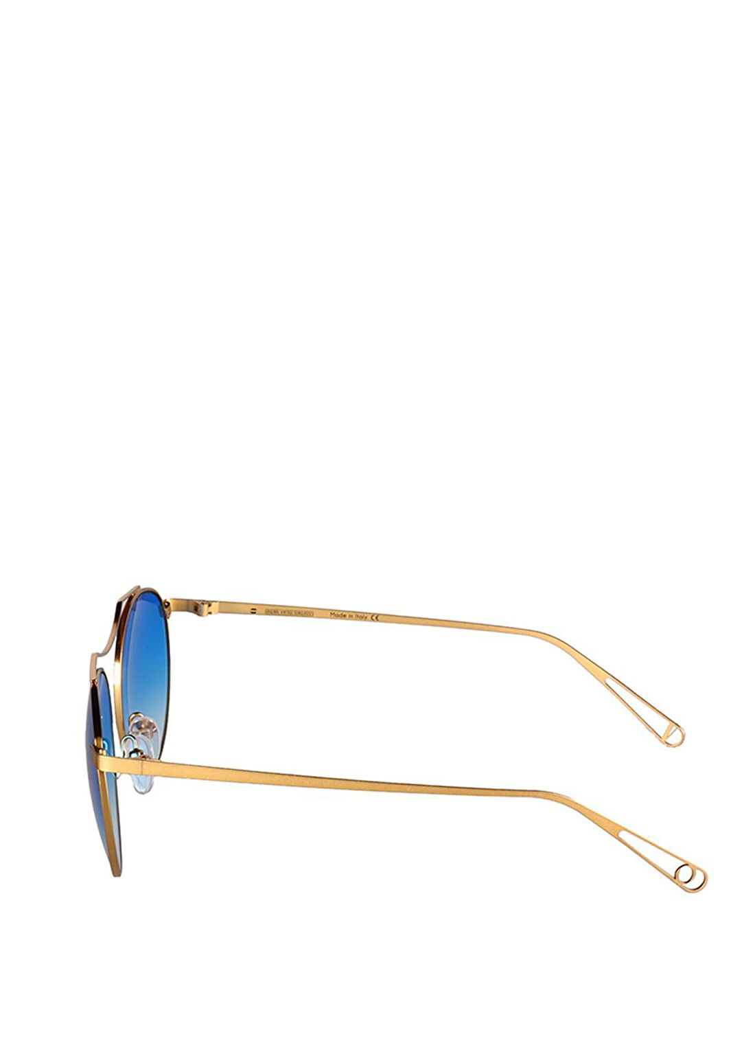 Original Vintage Sunglasses Smav COL 02 Altın Rengi Metal Unisex Güneş Gözlüğü görsel 3