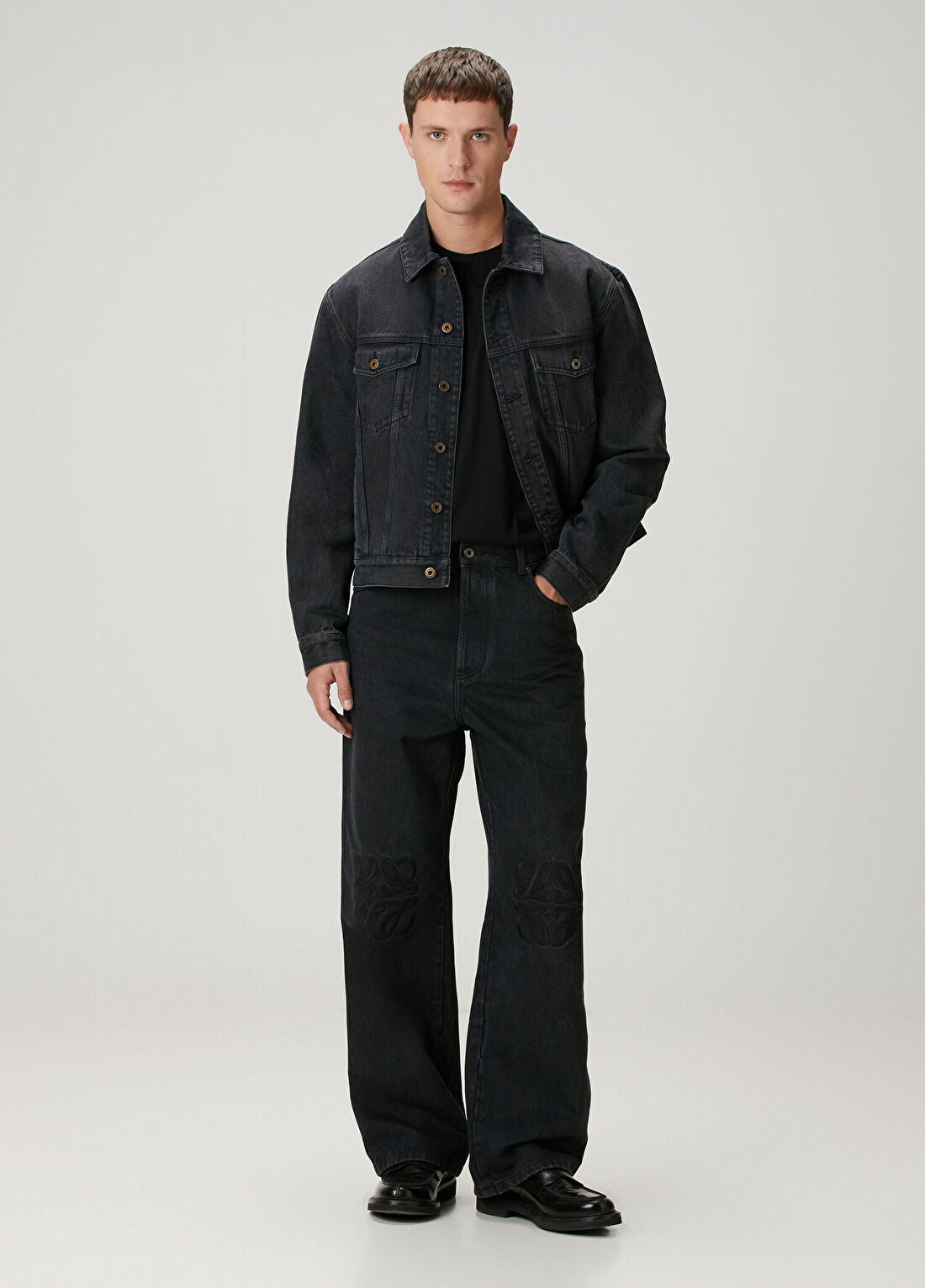 Loewe Siyah Jean Pantolon