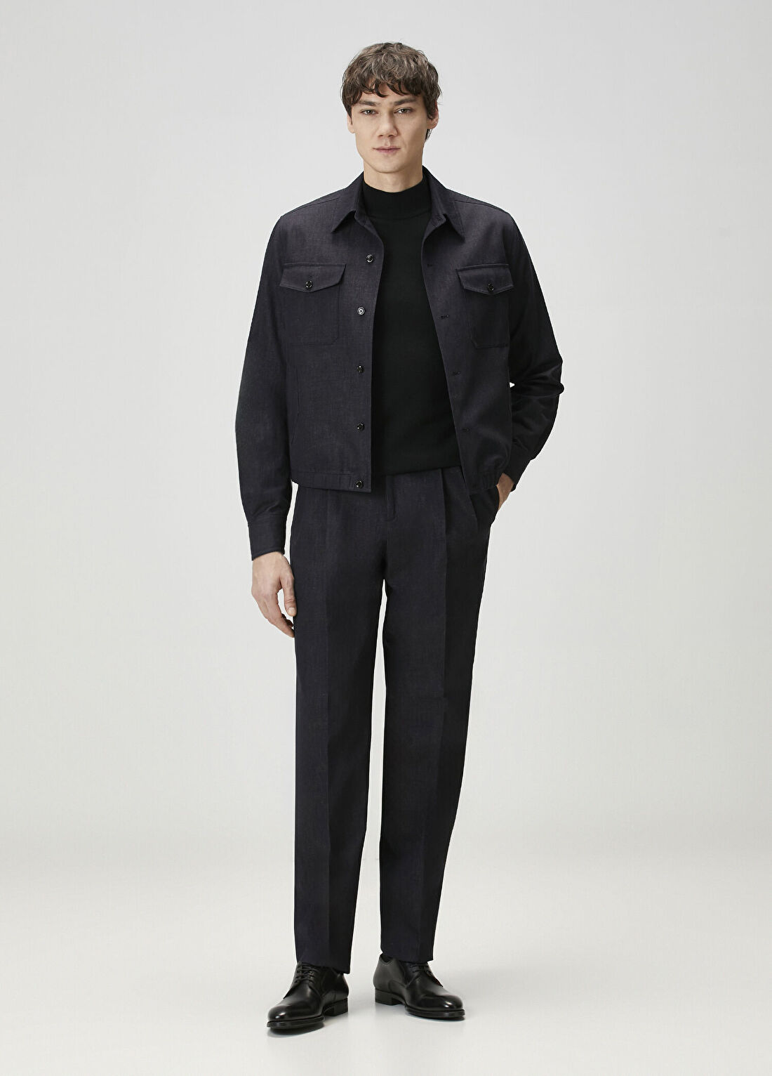 Lardini Lacivert Jean Pantolon