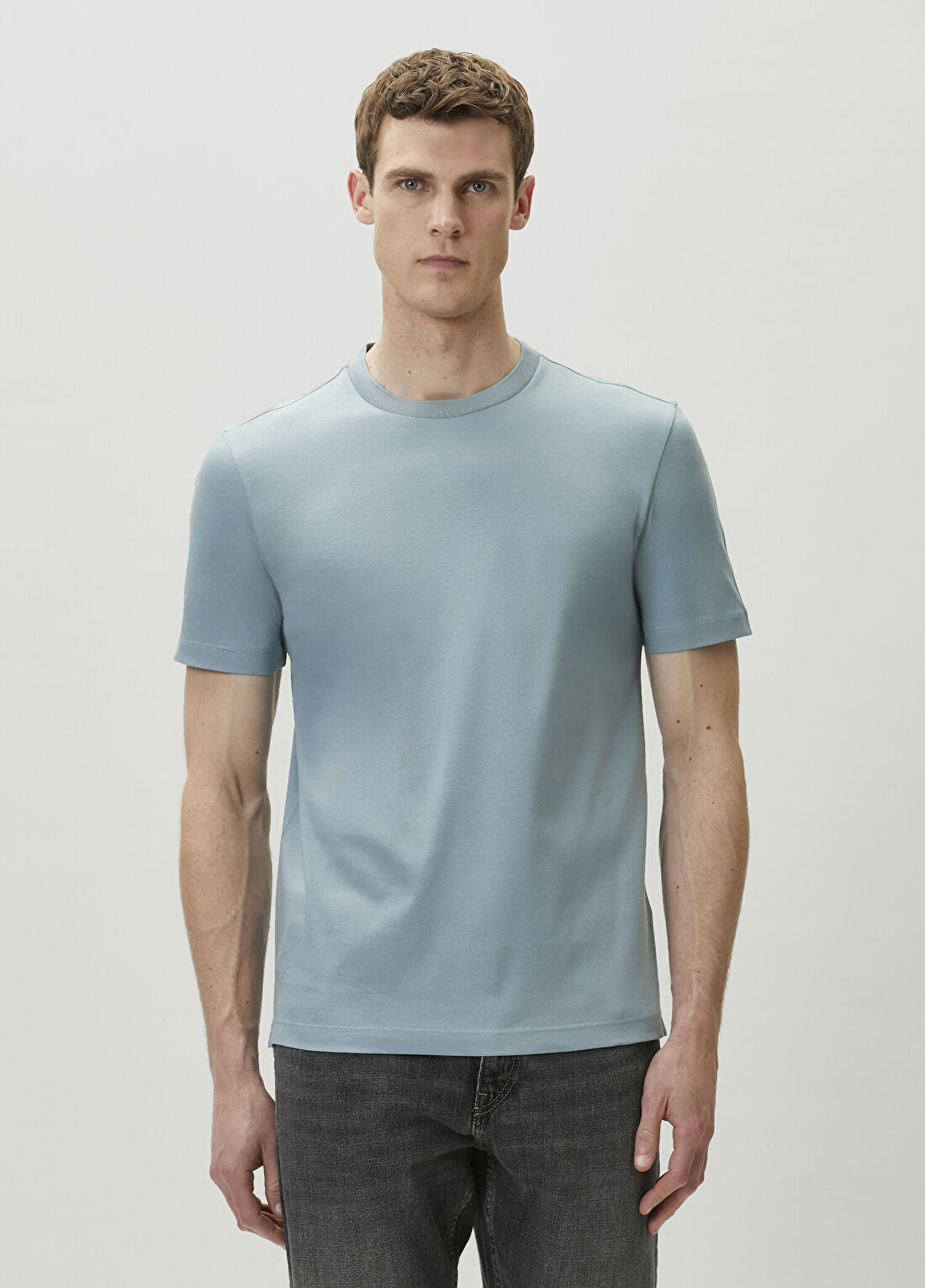 Boss Tesar Açık Mavi T-shirt görsel 3