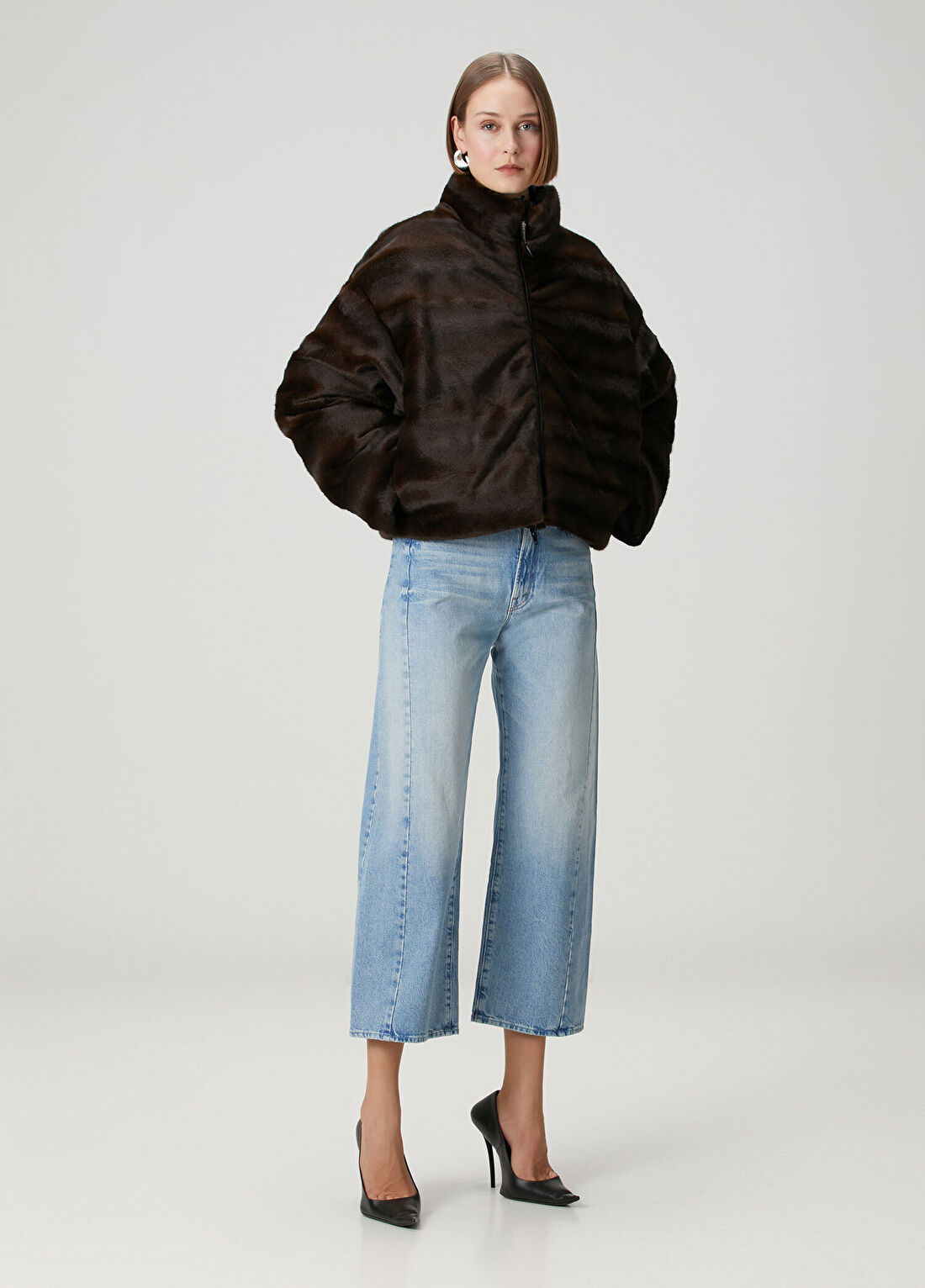 Balenciaga Siyah Çift Taraflı Puffer Mont görsel 2