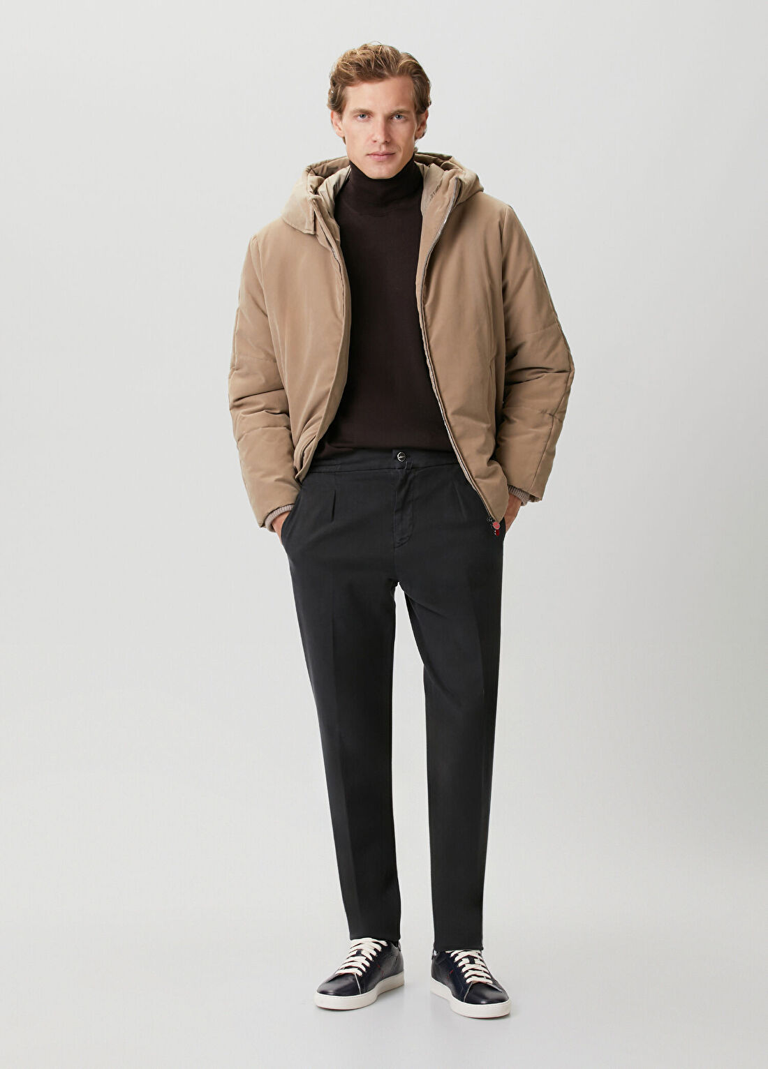 Kiton Koyu Gri Pantolon