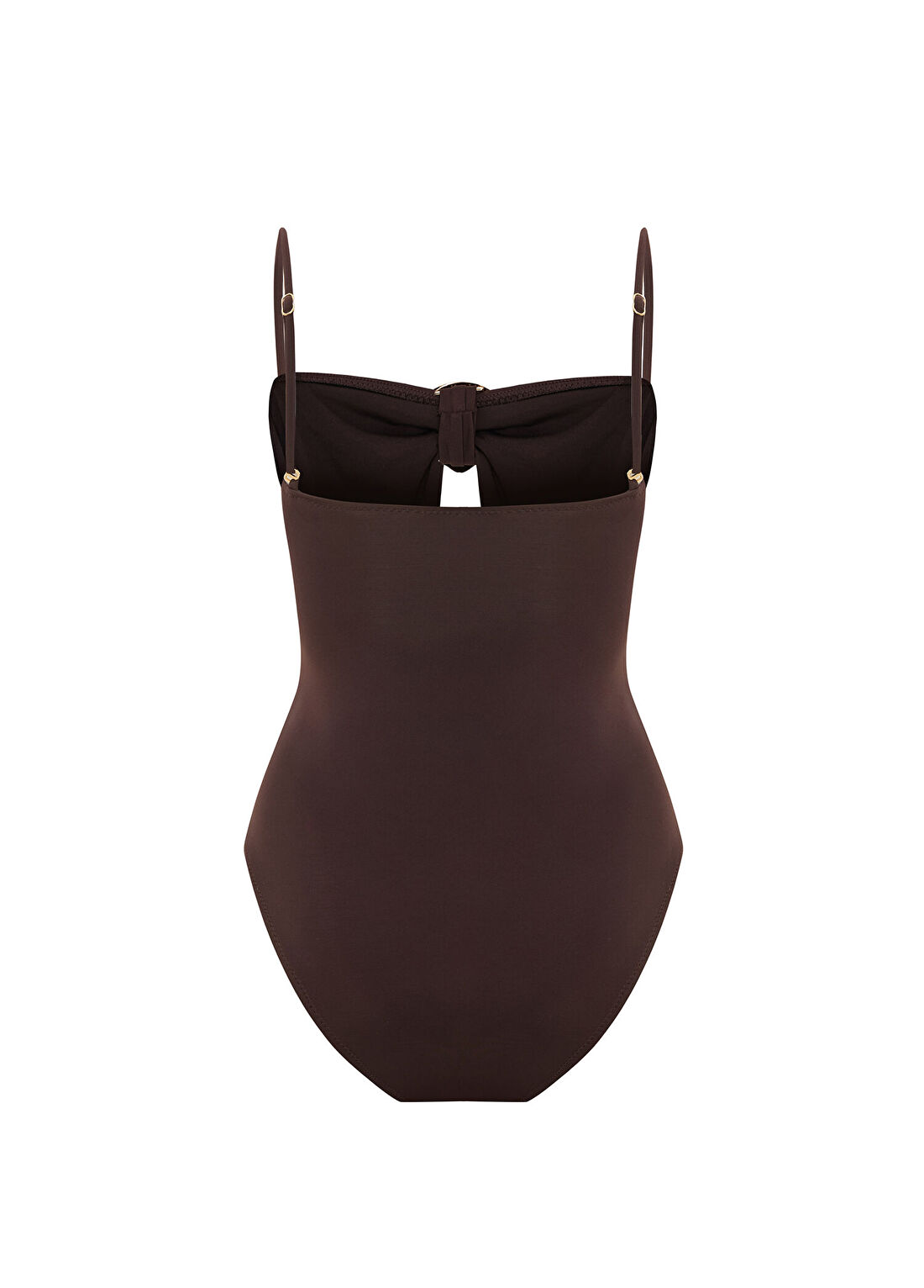 Bia Swimwear Ocealia Brunette Pencereli Straplez Kadın Mayo görsel 2
