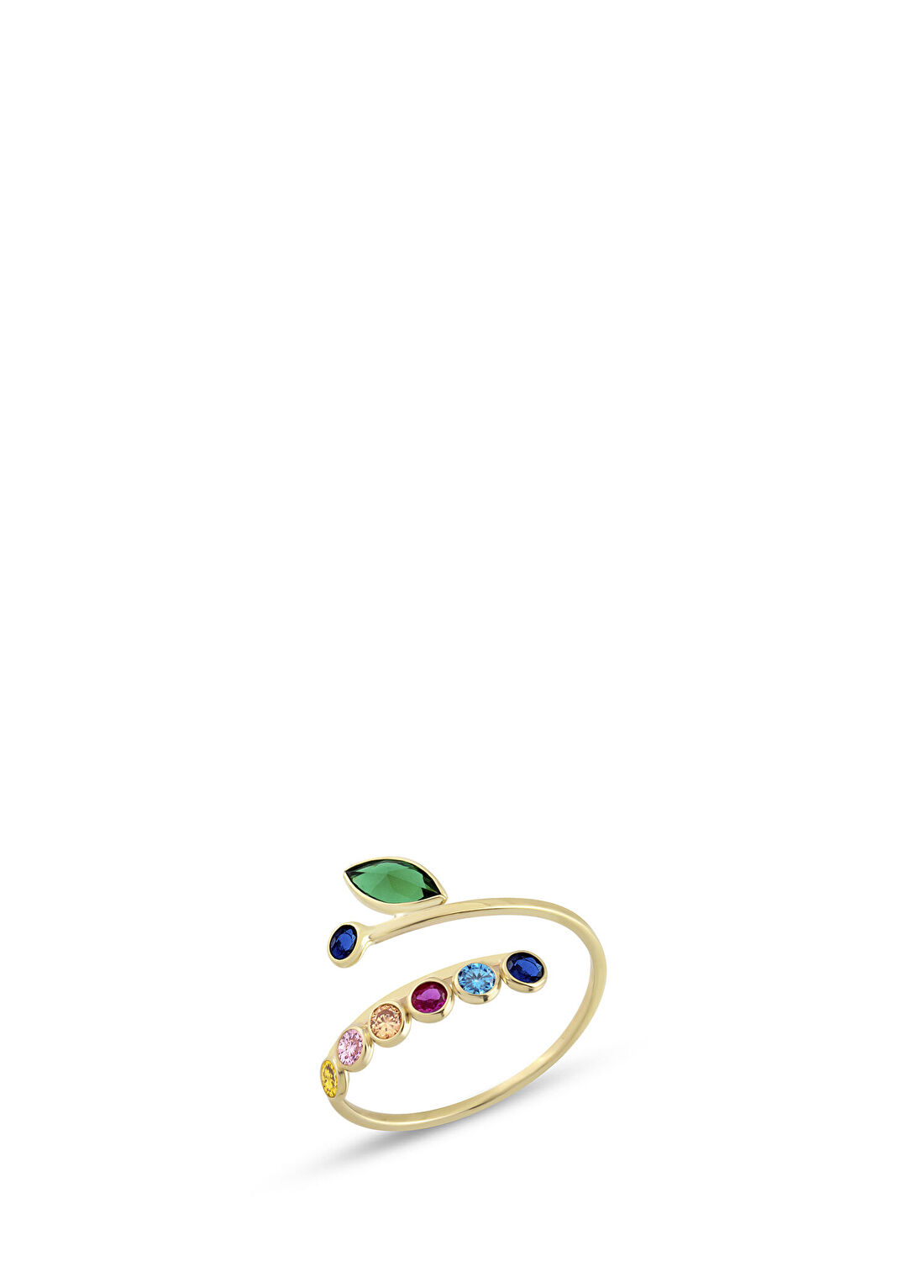 Orena Jewelry Garden Life 14 Ayar Altın Kadın Yüzük