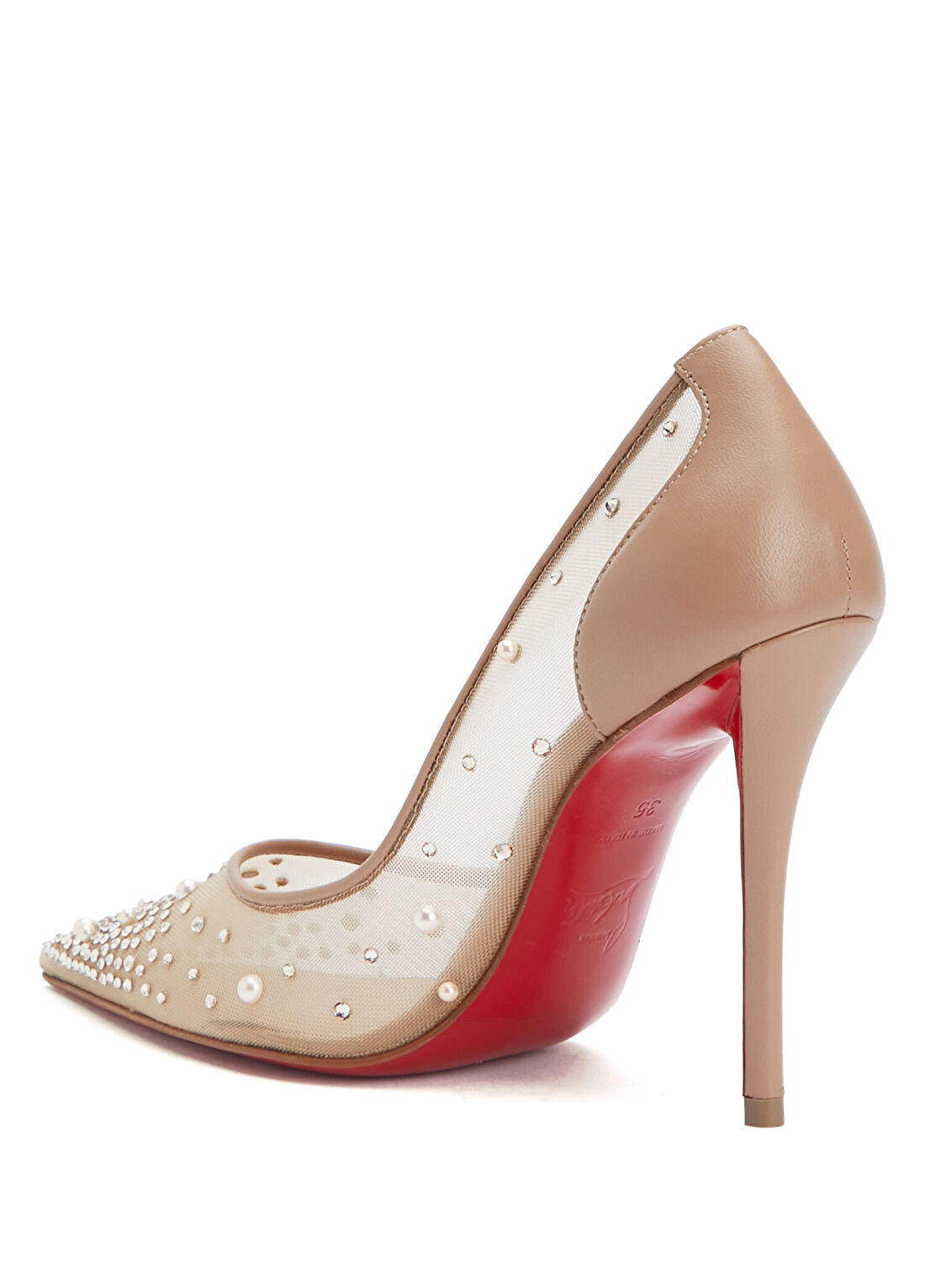 Christian Louboutin Miss Z Pudra Stiletto görsel 3