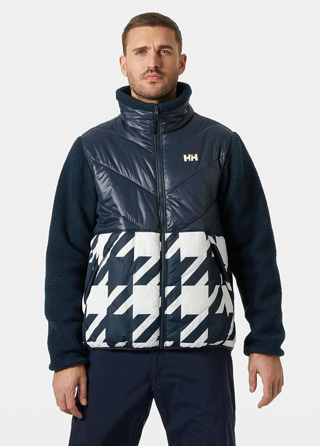 Helly Hansen Village Hybrid Navy Erkek Mont görsel 2