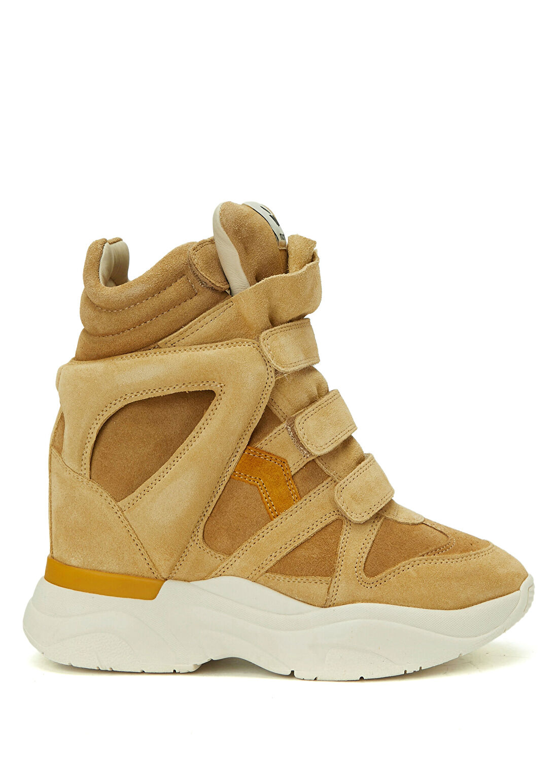 Isabel Marant Bej Kadın Deri Sneaker