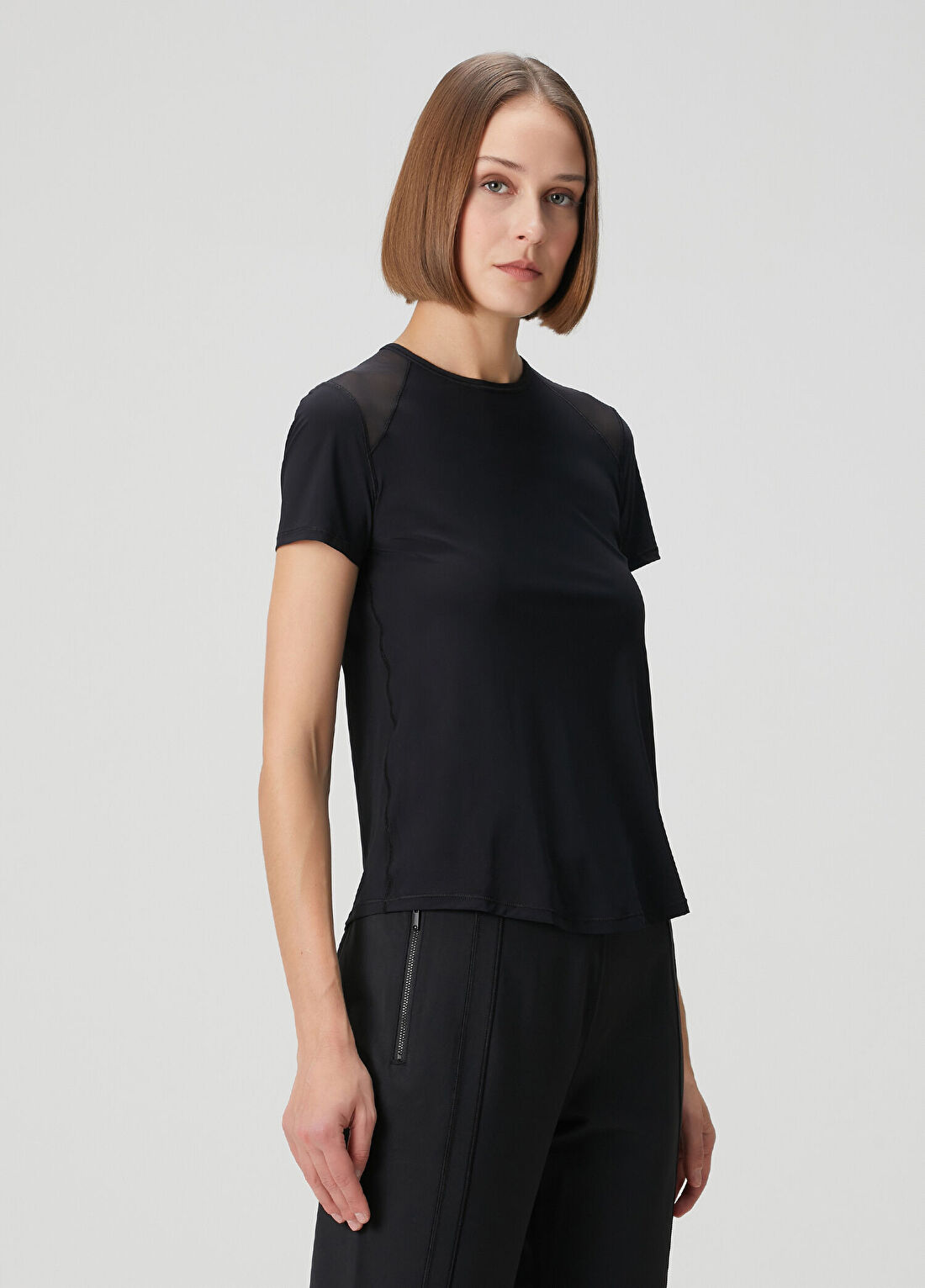 lululemon Sculpt Siyah T-shirt görsel 3