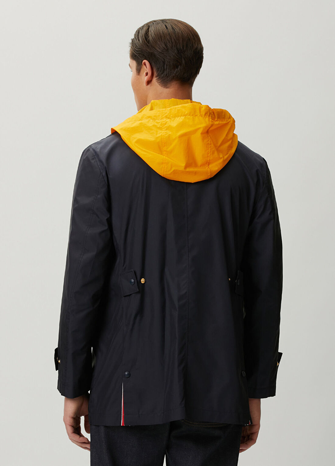 Thom Browne Lacivert Kapüşonlu Ceket görsel 4