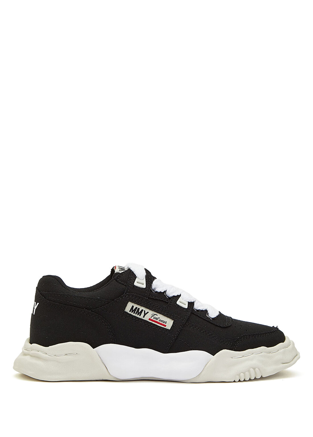 Maison Mihara Yasuhiro Parker Siyah Kadın Kanvas Sneaker