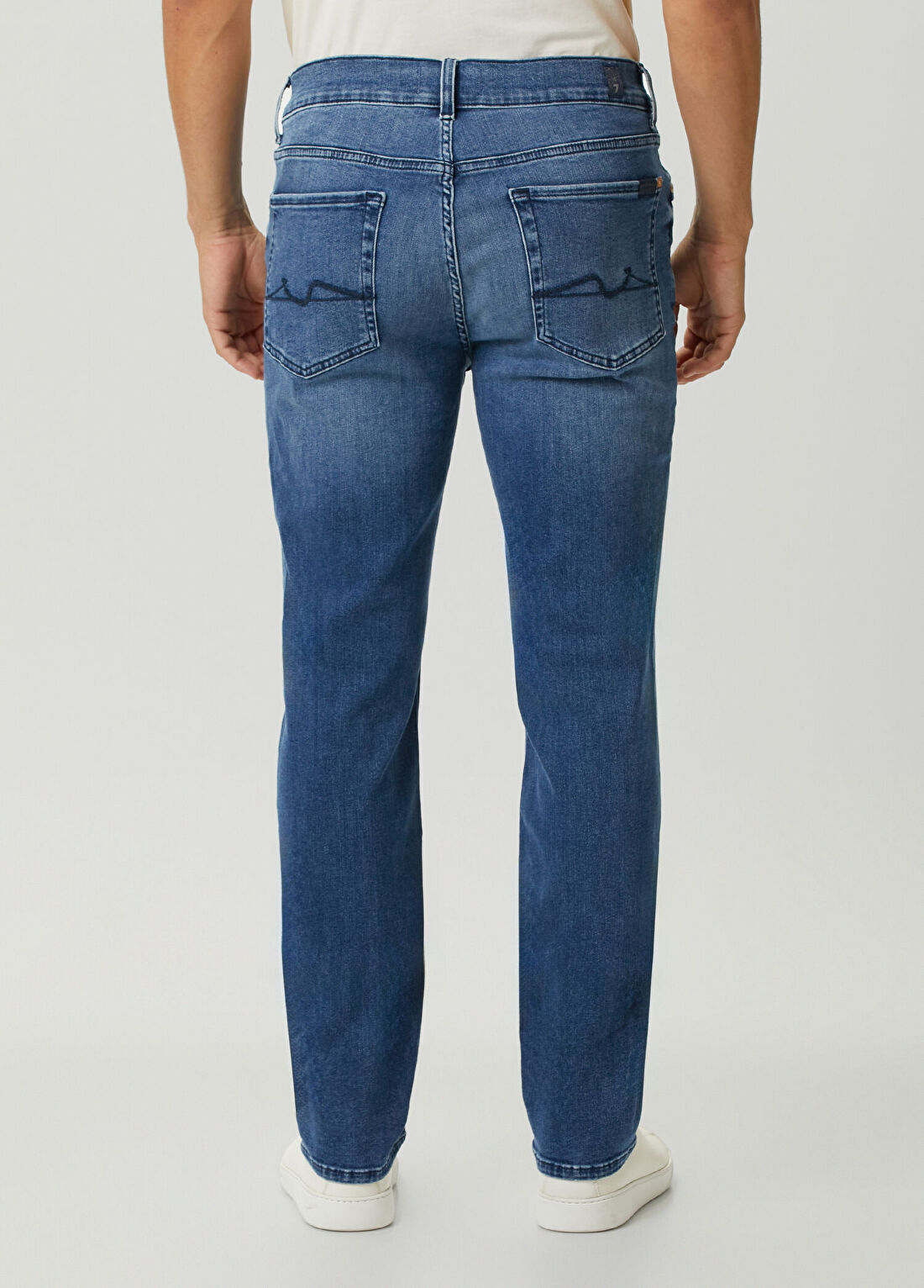 7 For All Mankind Slimmy Açık Mavi Jean Pantolon görsel 3